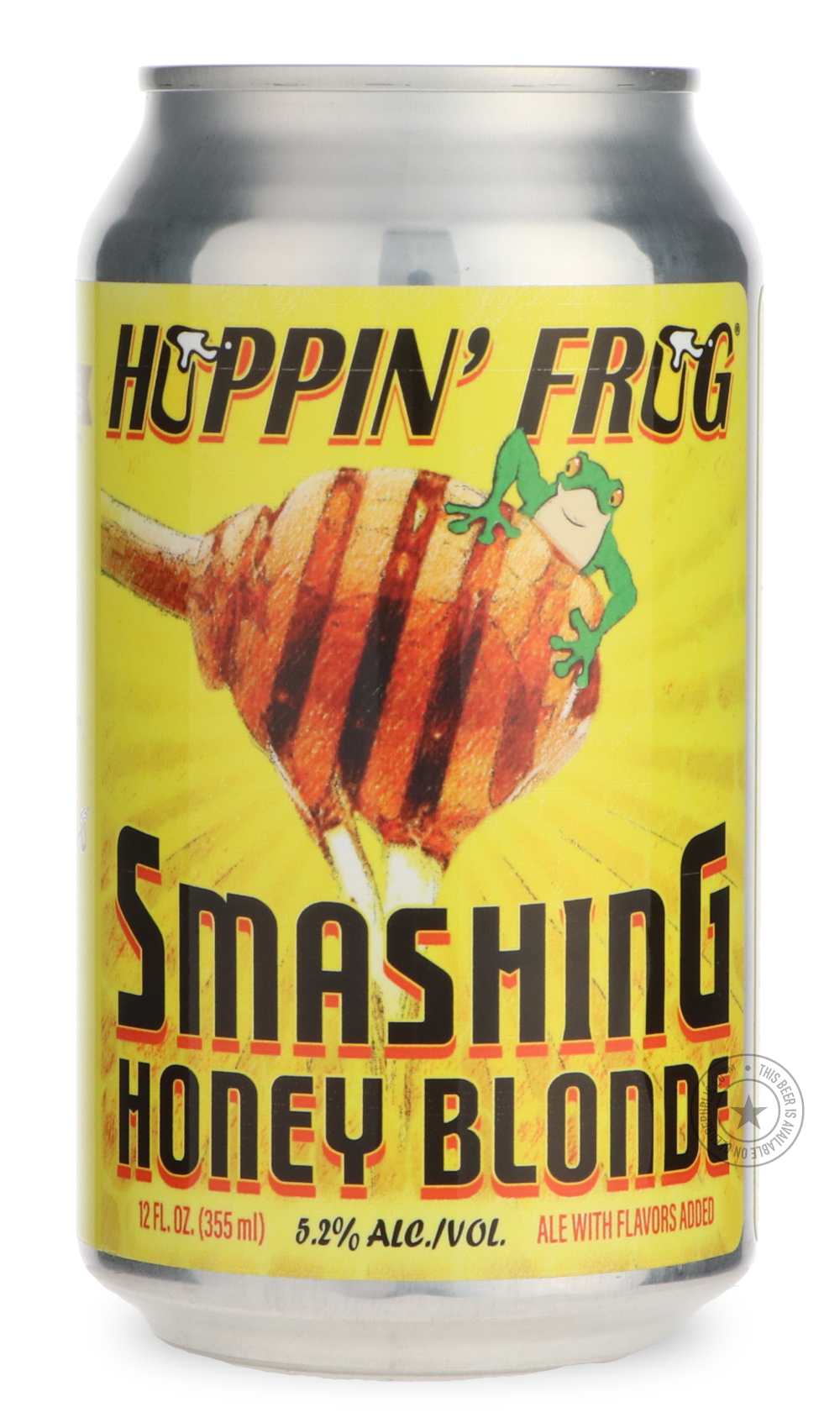 -Hoppin' Frog- Smashing Honey Blonde-Pale- Only @ Beer Republic - The best online beer store for American & Canadian craft beer - Buy beer online from the USA and Canada - Bier online kopen - Amerikaans bier kopen - Craft beer store - Craft beer kopen - Amerikanisch bier kaufen - Bier online kaufen - Acheter biere online - IPA - Stout - Porter - New England IPA - Hazy IPA - Imperial Stout - Barrel Aged - Barrel Aged Imperial Stout - Brown - Dark beer - Blond - Blonde - Pilsner - Lager - Wheat - Weizen - Amb