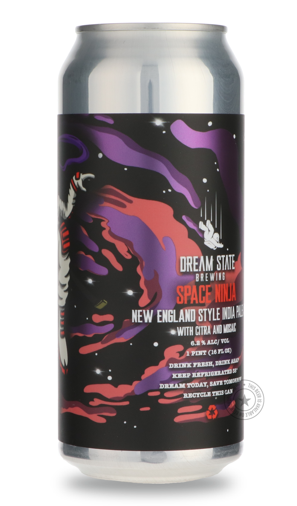 -Dream State- Space Ninja-IPA- Only @ Beer Republic - The best online beer store for American & Canadian craft beer - Buy beer online from the USA and Canada - Bier online kopen - Amerikaans bier kopen - Craft beer store - Craft beer kopen - Amerikanisch bier kaufen - Bier online kaufen - Acheter biere online - IPA - Stout - Porter - New England IPA - Hazy IPA - Imperial Stout - Barrel Aged - Barrel Aged Imperial Stout - Brown - Dark beer - Blond - Blonde - Pilsner - Lager - Wheat - Weizen - Amber - Barley 