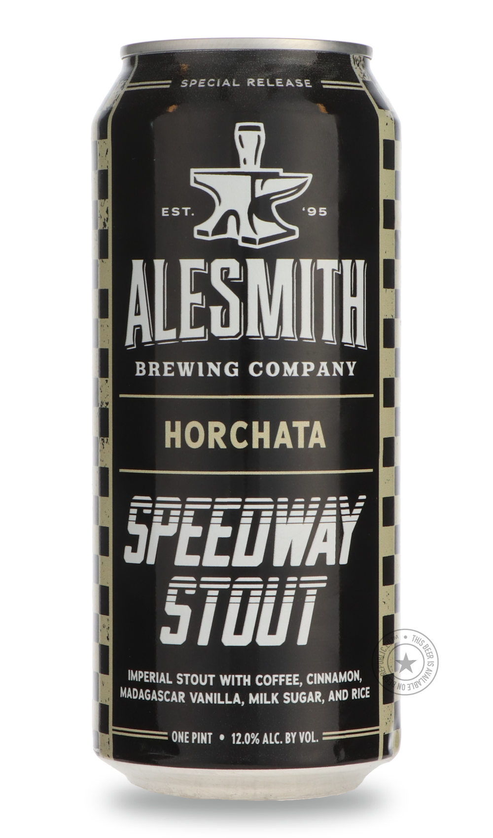 -AleSmith- Speedway Stout: Horchata Edition-Stout & Porter- Only @ Beer Republic - The best online beer store for American & Canadian craft beer - Buy beer online from the USA and Canada - Bier online kopen - Amerikaans bier kopen - Craft beer store - Craft beer kopen - Amerikanisch bier kaufen - Bier online kaufen - Acheter biere online - IPA - Stout - Porter - New England IPA - Hazy IPA - Imperial Stout - Barrel Aged - Barrel Aged Imperial Stout - Brown - Dark beer - Blond - Blonde - Pilsner - Lager - Whe