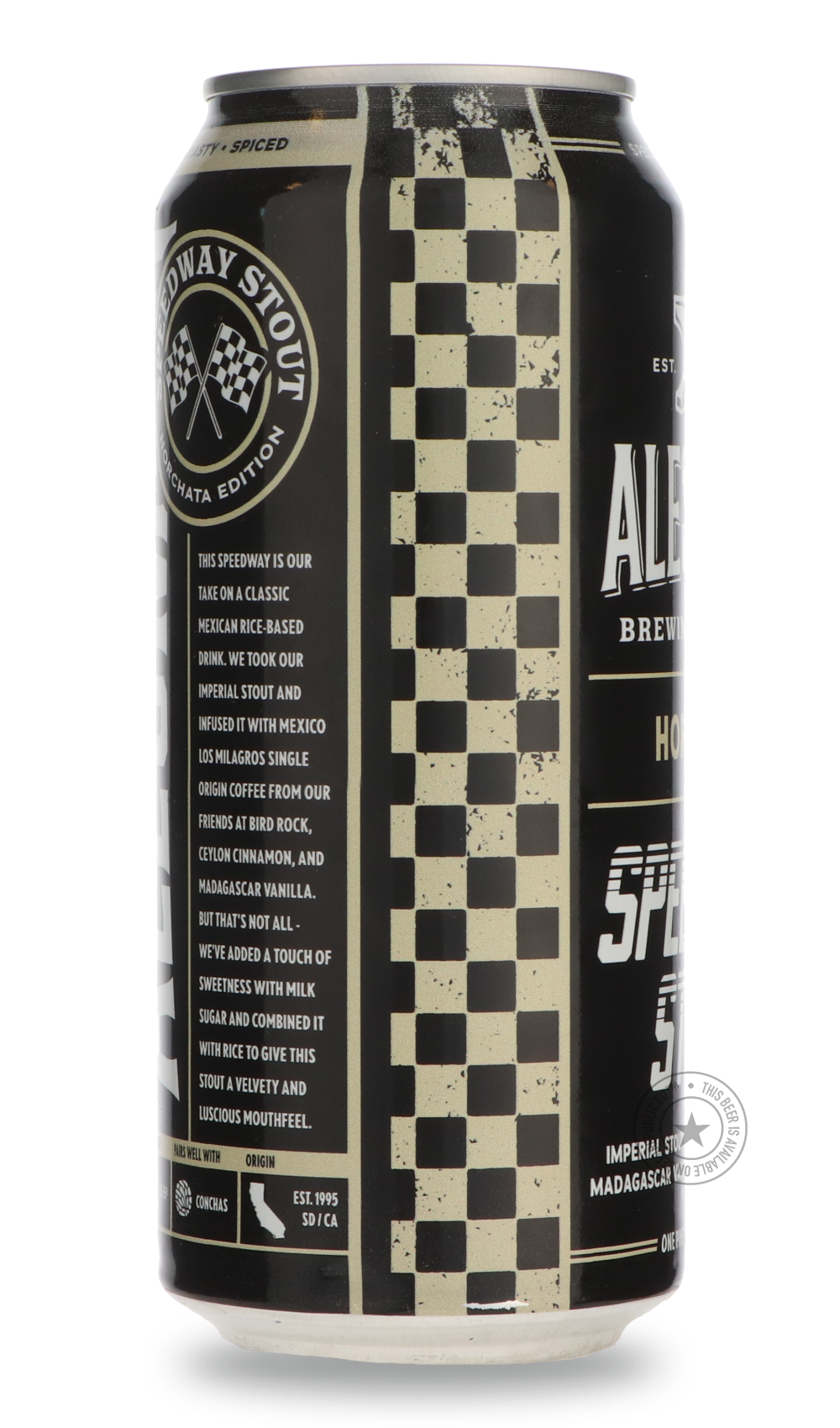 -AleSmith- Speedway Stout: Horchata Edition-Stout & Porter- Only @ Beer Republic - The best online beer store for American & Canadian craft beer - Buy beer online from the USA and Canada - Bier online kopen - Amerikaans bier kopen - Craft beer store - Craft beer kopen - Amerikanisch bier kaufen - Bier online kaufen - Acheter biere online - IPA - Stout - Porter - New England IPA - Hazy IPA - Imperial Stout - Barrel Aged - Barrel Aged Imperial Stout - Brown - Dark beer - Blond - Blonde - Pilsner - Lager - Whe