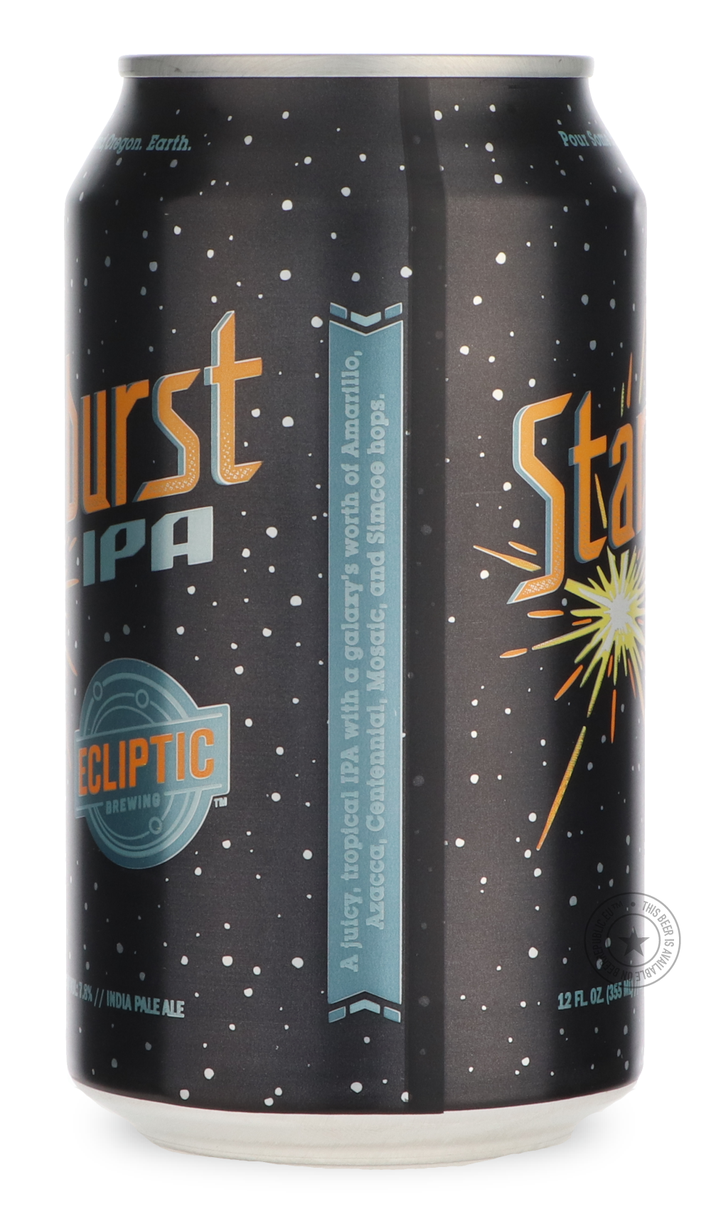 -Ecliptic- Starburst-IPA- Only @ Beer Republic - The best online beer store for American & Canadian craft beer - Buy beer online from the USA and Canada - Bier online kopen - Amerikaans bier kopen - Craft beer store - Craft beer kopen - Amerikanisch bier kaufen - Bier online kaufen - Acheter biere online - IPA - Stout - Porter - New England IPA - Hazy IPA - Imperial Stout - Barrel Aged - Barrel Aged Imperial Stout - Brown - Dark beer - Blond - Blonde - Pilsner - Lager - Wheat - Weizen - Amber - Barley Wine 