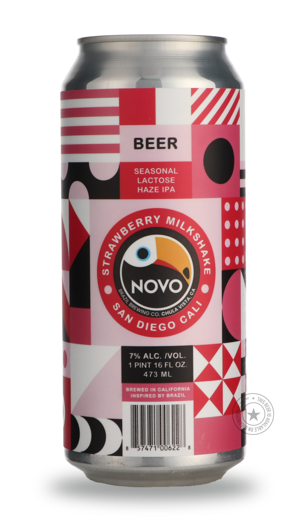 -Novo Brazil- Strawberry Shake-IPA- Only @ Beer Republic - The best online beer store for American & Canadian craft beer - Buy beer online from the USA and Canada - Bier online kopen - Amerikaans bier kopen - Craft beer store - Craft beer kopen - Amerikanisch bier kaufen - Bier online kaufen - Acheter biere online - IPA - Stout - Porter - New England IPA - Hazy IPA - Imperial Stout - Barrel Aged - Barrel Aged Imperial Stout - Brown - Dark beer - Blond - Blonde - Pilsner - Lager - Wheat - Weizen - Amber - Ba