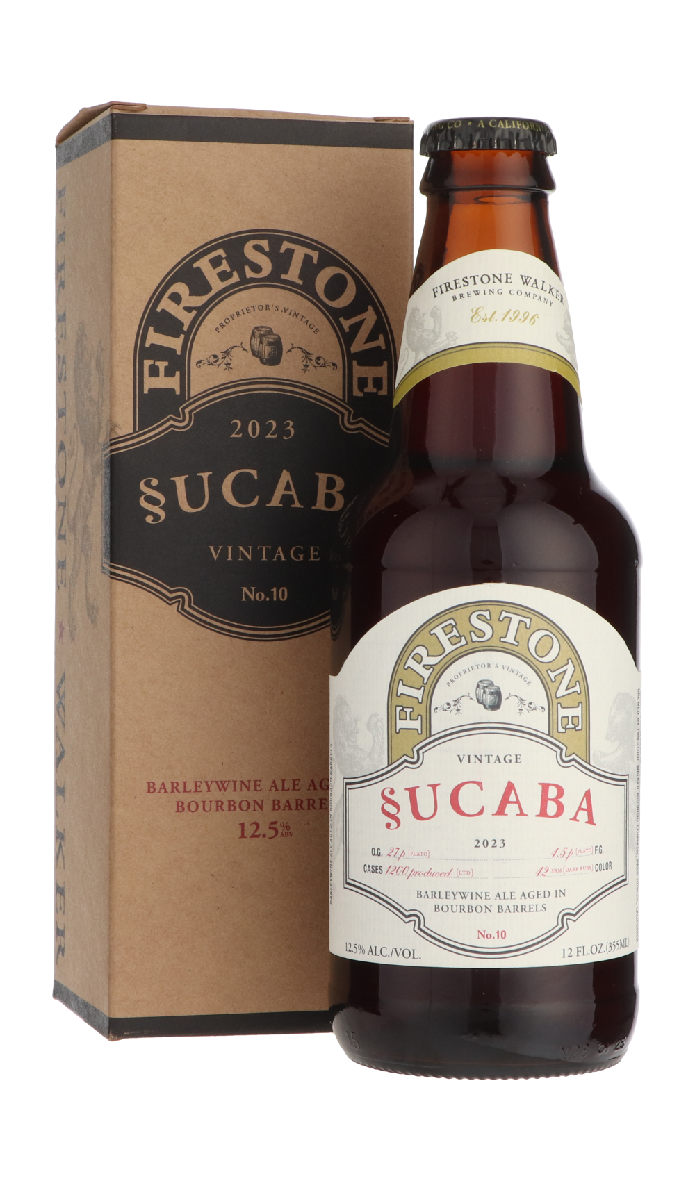 -Firestone Walker- Sucaba 2023-Brown & Dark- Only @ Beer Republic - The best online beer store for American & Canadian craft beer - Buy beer online from the USA and Canada - Bier online kopen - Amerikaans bier kopen - Craft beer store - Craft beer kopen - Amerikanisch bier kaufen - Bier online kaufen - Acheter biere online - IPA - Stout - Porter - New England IPA - Hazy IPA - Imperial Stout - Barrel Aged - Barrel Aged Imperial Stout - Brown - Dark beer - Blond - Blonde - Pilsner - Lager - Wheat - Weizen - A