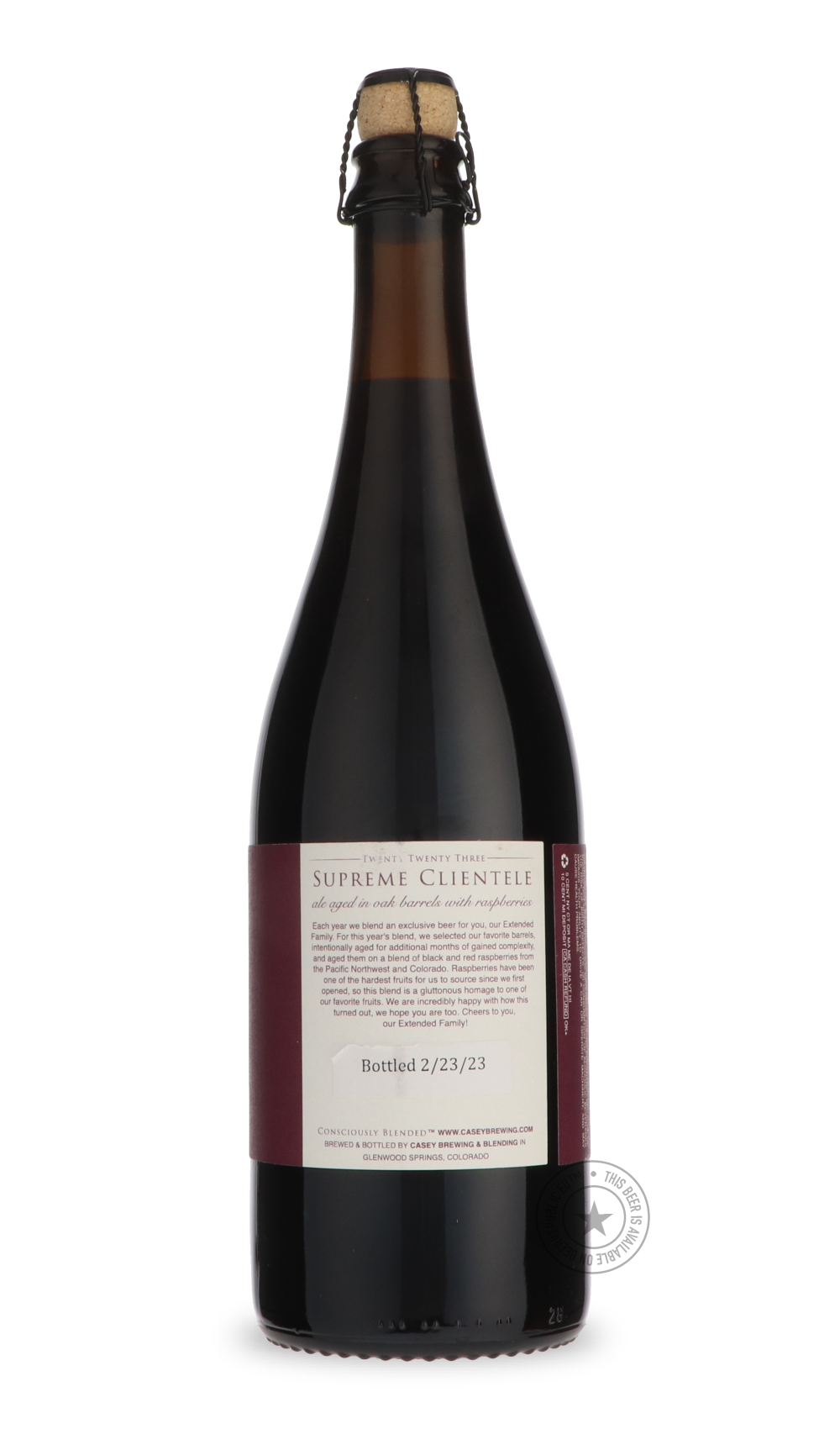 -Casey- Supreme Clientele (2023)-Sour / Wild & Fruity- Only @ Beer Republic - The best online beer store for American & Canadian craft beer - Buy beer online from the USA and Canada - Bier online kopen - Amerikaans bier kopen - Craft beer store - Craft beer kopen - Amerikanisch bier kaufen - Bier online kaufen - Acheter biere online - IPA - Stout - Porter - New England IPA - Hazy IPA - Imperial Stout - Barrel Aged - Barrel Aged Imperial Stout - Brown - Dark beer - Blond - Blonde - Pilsner - Lager - Wheat - 