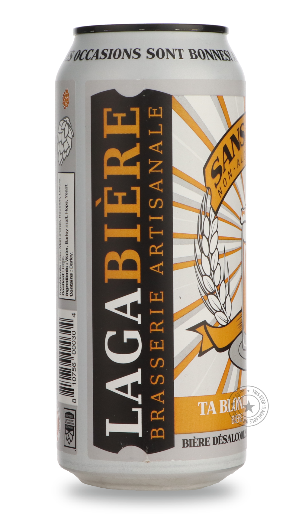 -Lagabière- Ta Blonde Sans Alcool-Specials- Only @ Beer Republic - The best online beer store for American & Canadian craft beer - Buy beer online from the USA and Canada - Bier online kopen - Amerikaans bier kopen - Craft beer store - Craft beer kopen - Amerikanisch bier kaufen - Bier online kaufen - Acheter biere online - IPA - Stout - Porter - New England IPA - Hazy IPA - Imperial Stout - Barrel Aged - Barrel Aged Imperial Stout - Brown - Dark beer - Blond - Blonde - Pilsner - Lager - Wheat - Weizen - Am