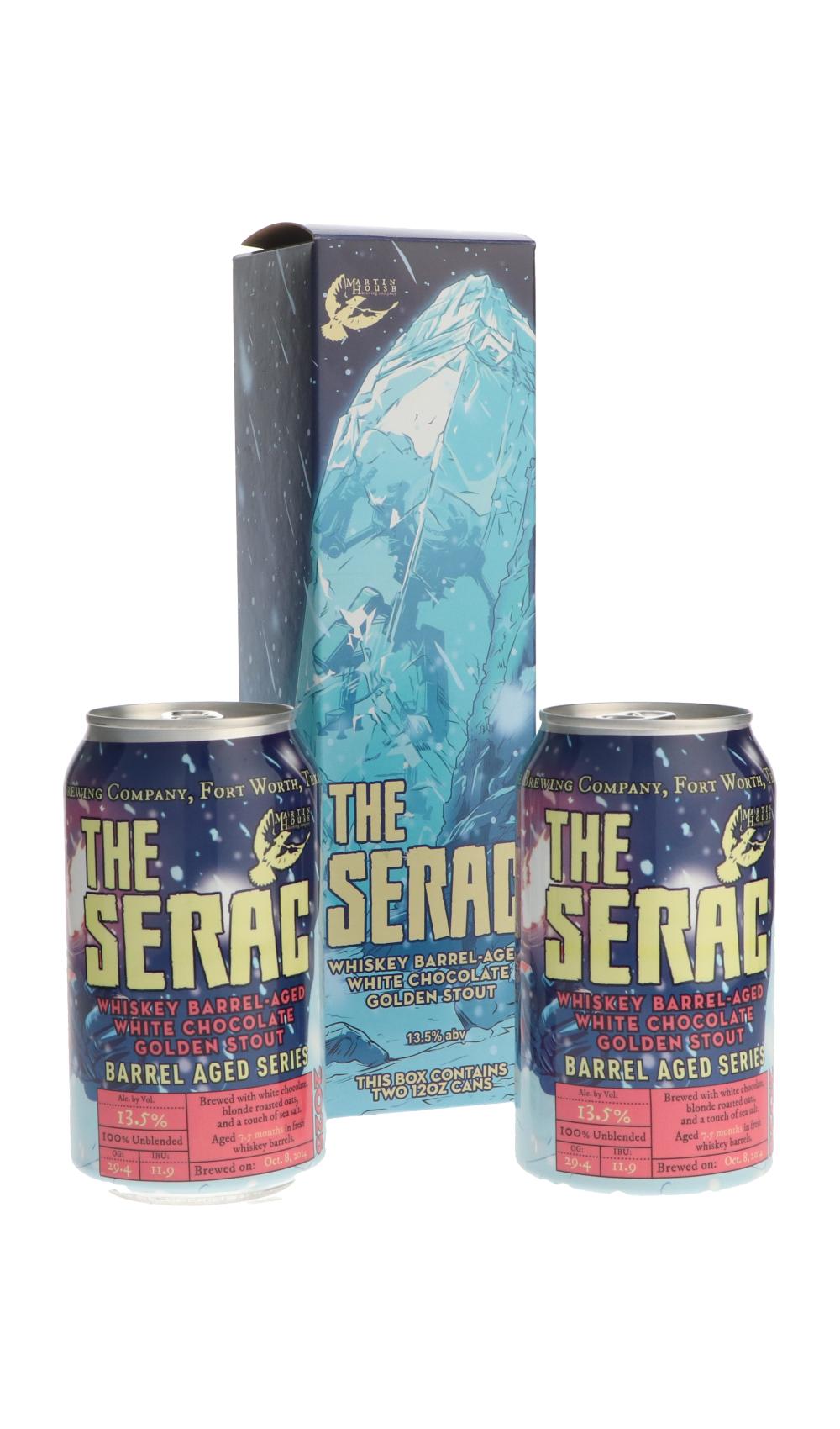 Martin House- The Serac-Stout & Porter- Only @ Beer Republic - The best online beer store for American & Canadian craft beer - Buy beer online from the USA and Canada - Bier online kopen - Amerikaans bier kopen - Craft beer store - Craft beer kopen - Amerikanisch bier kaufen - Bier online kaufen - Acheter biere online - IPA - Stout - Porter - New England IPA - Hazy IPA - Imperial Stout - Barrel Aged - Barrel Aged Imperial Stout - Brown - Dark beer - Blond - Blonde - Pilsner - Lager - Wheat - Weizen - Amber 