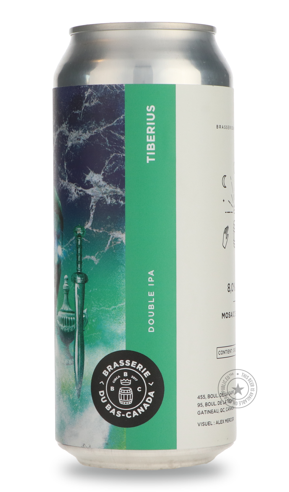 Brasserie du Bas-Canada- Tiberius-IPA- Only @ Beer Republic - The best online beer store for American & Canadian craft beer - Buy beer online from the USA and Canada - Bier online kopen - Amerikaans bier kopen - Craft beer store - Craft beer kopen - Amerikanisch bier kaufen - Bier online kaufen - Acheter biere online - IPA - Stout - Porter - New England IPA - Hazy IPA - Imperial Stout - Barrel Aged - Barrel Aged Imperial Stout - Brown - Dark beer - Blond - Blonde - Pilsner - Lager - Wheat - Weizen - Amber -
