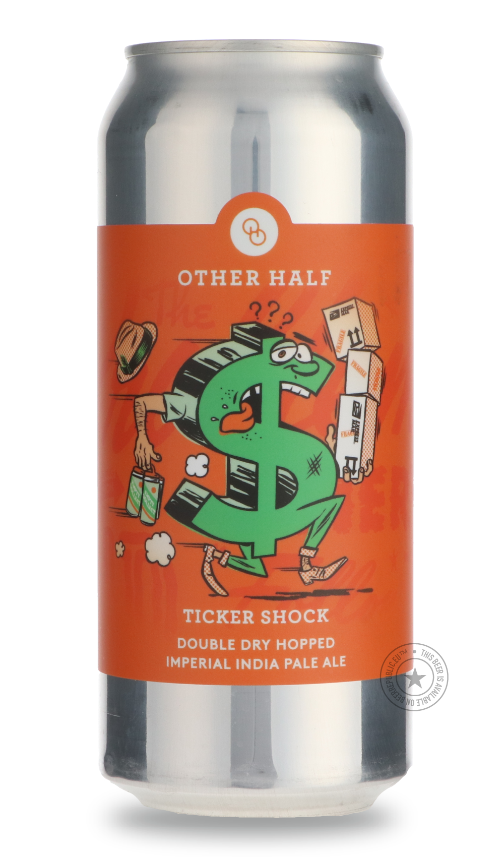 -Other Half- Ticker Shock-IPA- Only @ Beer Republic - The best online beer store for American & Canadian craft beer - Buy beer online from the USA and Canada - Bier online kopen - Amerikaans bier kopen - Craft beer store - Craft beer kopen - Amerikanisch bier kaufen - Bier online kaufen - Acheter biere online - IPA - Stout - Porter - New England IPA - Hazy IPA - Imperial Stout - Barrel Aged - Barrel Aged Imperial Stout - Brown - Dark beer - Blond - Blonde - Pilsner - Lager - Wheat - Weizen - Amber - Barley 