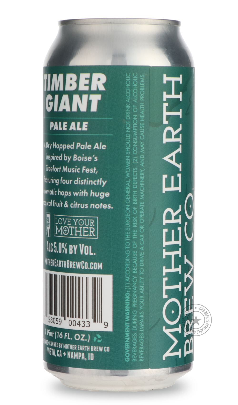 -Mother Earth- Timber Giant-Pale- Only @ Beer Republic - The best online beer store for American & Canadian craft beer - Buy beer online from the USA and Canada - Bier online kopen - Amerikaans bier kopen - Craft beer store - Craft beer kopen - Amerikanisch bier kaufen - Bier online kaufen - Acheter biere online - IPA - Stout - Porter - New England IPA - Hazy IPA - Imperial Stout - Barrel Aged - Barrel Aged Imperial Stout - Brown - Dark beer - Blond - Blonde - Pilsner - Lager - Wheat - Weizen - Amber - Barl