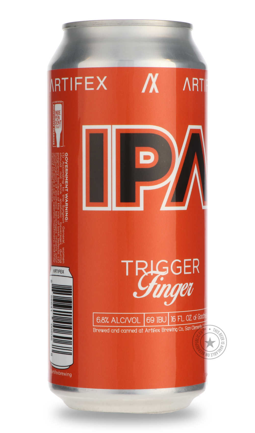 -Artifex- Trigger Finger-IPA- Only @ Beer Republic - The best online beer store for American & Canadian craft beer - Buy beer online from the USA and Canada - Bier online kopen - Amerikaans bier kopen - Craft beer store - Craft beer kopen - Amerikanisch bier kaufen - Bier online kaufen - Acheter biere online - IPA - Stout - Porter - New England IPA - Hazy IPA - Imperial Stout - Barrel Aged - Barrel Aged Imperial Stout - Brown - Dark beer - Blond - Blonde - Pilsner - Lager - Wheat - Weizen - Amber - Barley W