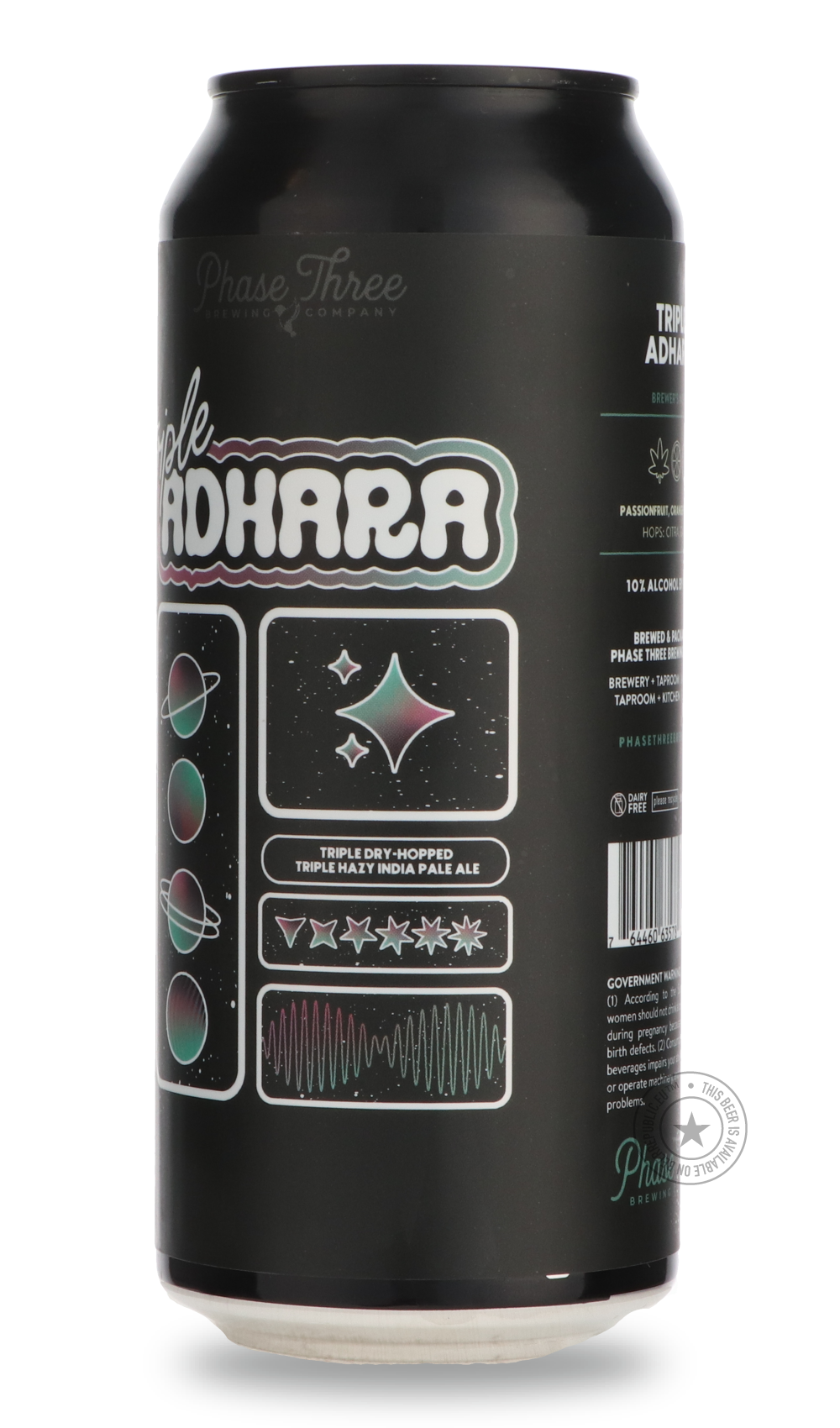 -Phase Three- Triple Adhara-IPA- Only @ Beer Republic - The best online beer store for American & Canadian craft beer - Buy beer online from the USA and Canada - Bier online kopen - Amerikaans bier kopen - Craft beer store - Craft beer kopen - Amerikanisch bier kaufen - Bier online kaufen - Acheter biere online - IPA - Stout - Porter - New England IPA - Hazy IPA - Imperial Stout - Barrel Aged - Barrel Aged Imperial Stout - Brown - Dark beer - Blond - Blonde - Pilsner - Lager - Wheat - Weizen - Amber - Barle