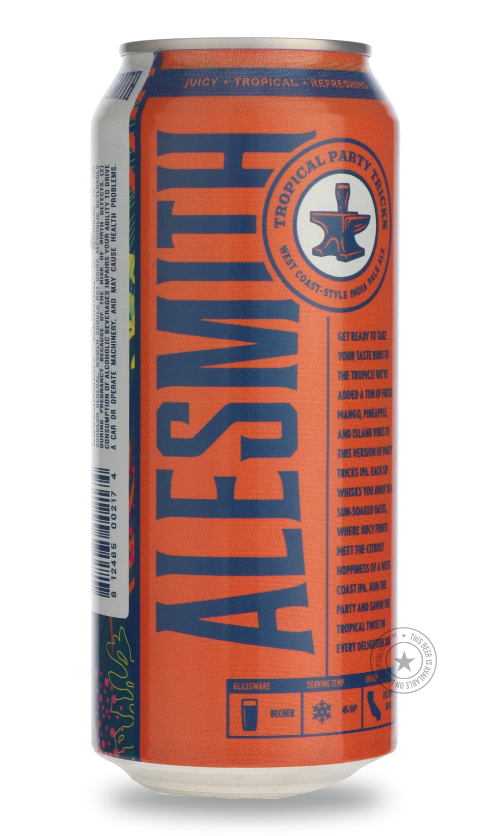 -AleSmith- Tropical Party Tricks-IPA- Only @ Beer Republic - The best online beer store for American & Canadian craft beer - Buy beer online from the USA and Canada - Bier online kopen - Amerikaans bier kopen - Craft beer store - Craft beer kopen - Amerikanisch bier kaufen - Bier online kaufen - Acheter biere online - IPA - Stout - Porter - New England IPA - Hazy IPA - Imperial Stout - Barrel Aged - Barrel Aged Imperial Stout - Brown - Dark beer - Blond - Blonde - Pilsner - Lager - Wheat - Weizen - Amber - 