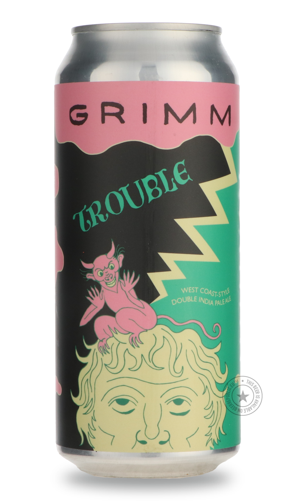Grimm- Trouble-IPA- Only @ Beer Republic - The best online beer store for American & Canadian craft beer - Buy beer online from the USA and Canada - Bier online kopen - Amerikaans bier kopen - Craft beer store - Craft beer kopen - Amerikanisch bier kaufen - Bier online kaufen - Acheter biere online - IPA - Stout - Porter - New England IPA - Hazy IPA - Imperial Stout - Barrel Aged - Barrel Aged Imperial Stout - Brown - Dark beer - Blond - Blonde - Pilsner - Lager - Wheat - Weizen - Amber - Barley Wine - Quad