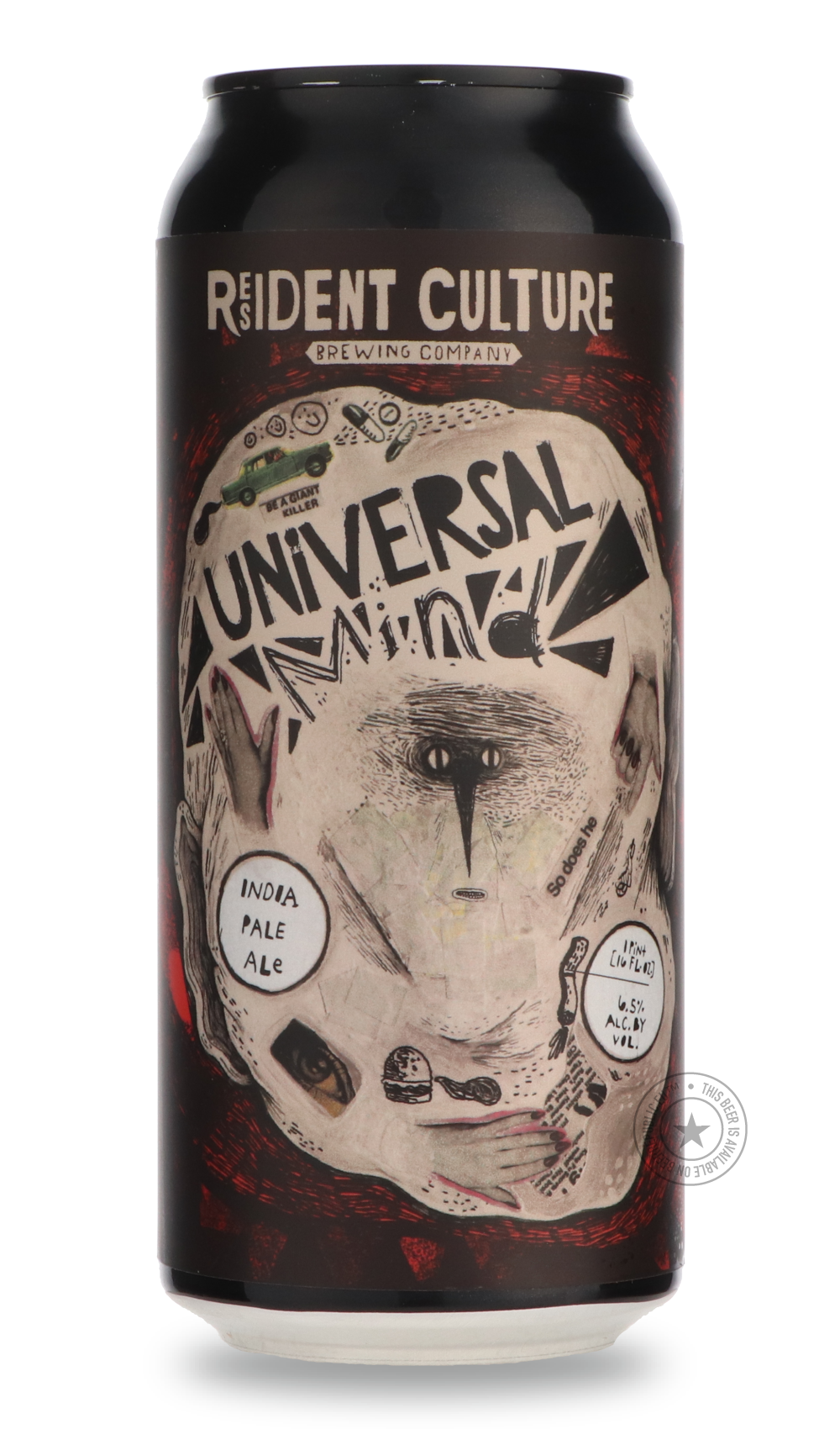 -Resident Culture- Universal Mind-IPA- Only @ Beer Republic - The best online beer store for American & Canadian craft beer - Buy beer online from the USA and Canada - Bier online kopen - Amerikaans bier kopen - Craft beer store - Craft beer kopen - Amerikanisch bier kaufen - Bier online kaufen - Acheter biere online - IPA - Stout - Porter - New England IPA - Hazy IPA - Imperial Stout - Barrel Aged - Barrel Aged Imperial Stout - Brown - Dark beer - Blond - Blonde - Pilsner - Lager - Wheat - Weizen - Amber -