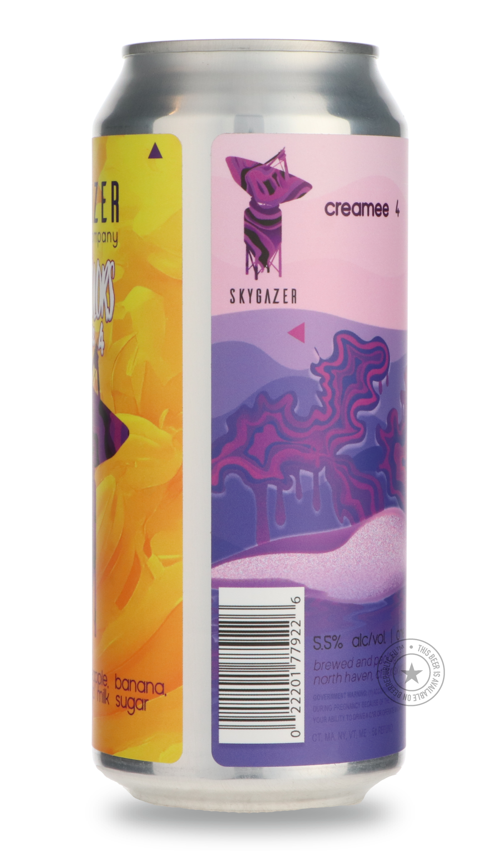 -Skygazer- Watercolors Creamee - Pineapple, Banana & Cream-Sour / Wild & Fruity- Only @ Beer Republic - The best online beer store for American & Canadian craft beer - Buy beer online from the USA and Canada - Bier online kopen - Amerikaans bier kopen - Craft beer store - Craft beer kopen - Amerikanisch bier kaufen - Bier online kaufen - Acheter biere online - IPA - Stout - Porter - New England IPA - Hazy IPA - Imperial Stout - Barrel Aged - Barrel Aged Imperial Stout - Brown - Dark beer - Blond - Blonde - 
