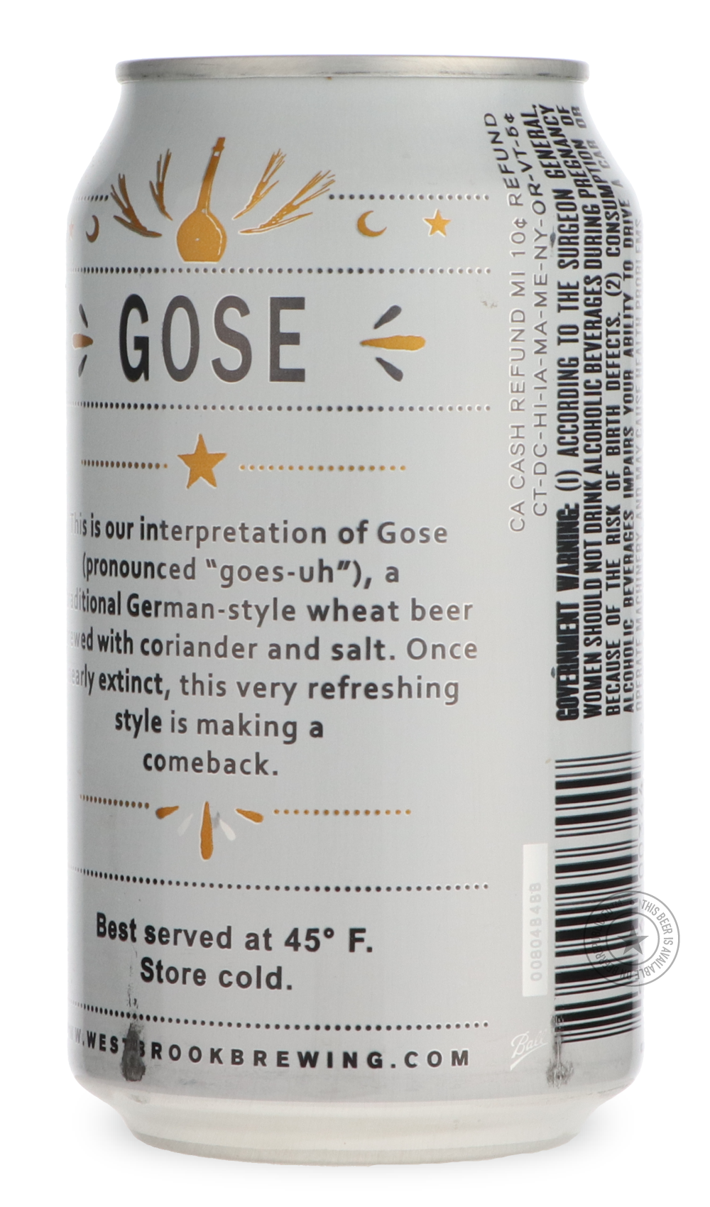 -Westbrook- Gose-Sour / Wild & Fruity- Only @ Beer Republic - The best online beer store for American & Canadian craft beer - Buy beer online from the USA and Canada - Bier online kopen - Amerikaans bier kopen - Craft beer store - Craft beer kopen - Amerikanisch bier kaufen - Bier online kaufen - Acheter biere online - IPA - Stout - Porter - New England IPA - Hazy IPA - Imperial Stout - Barrel Aged - Barrel Aged Imperial Stout - Brown - Dark beer - Blond - Blonde - Pilsner - Lager - Wheat - Weizen - Amber -