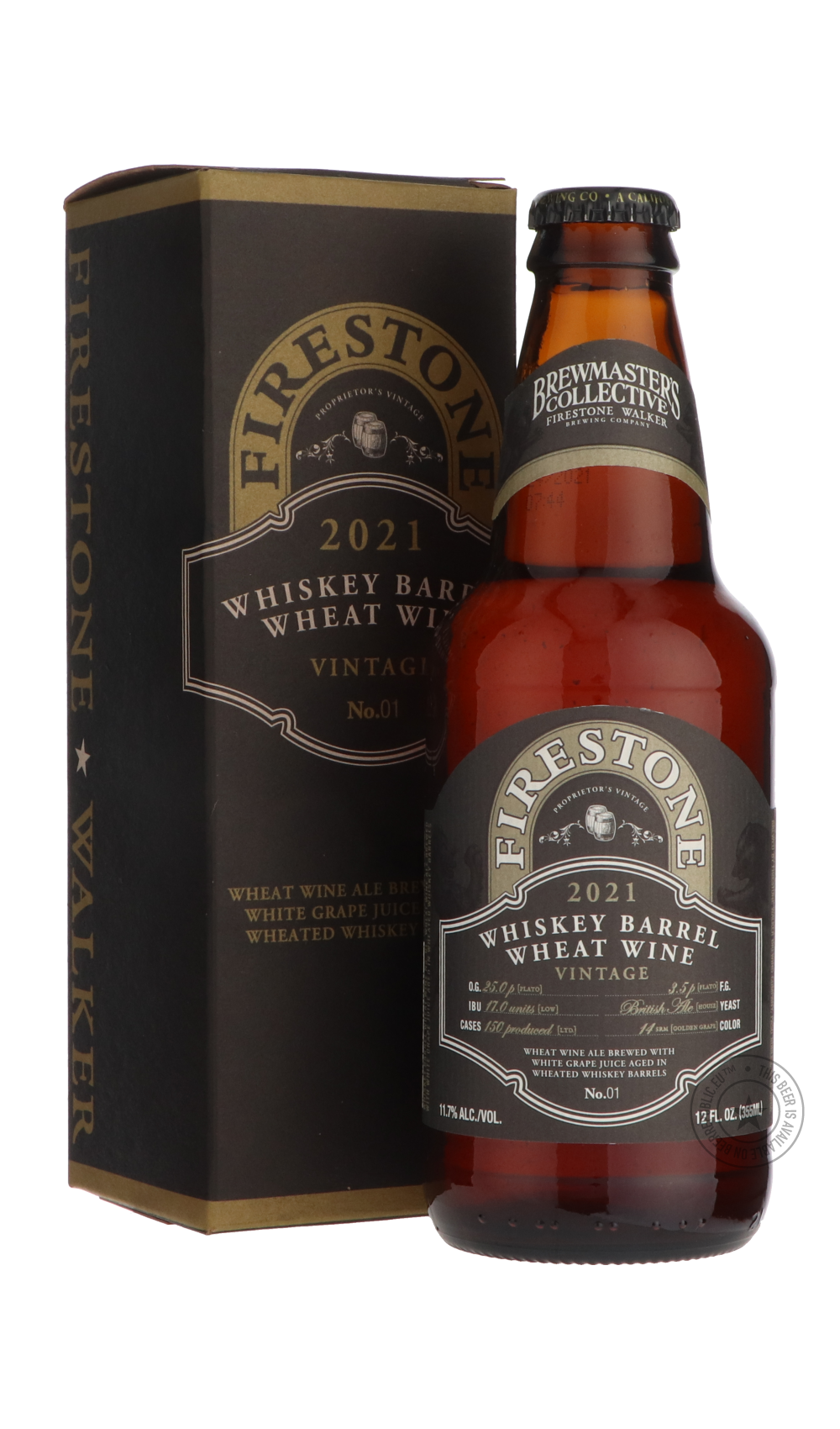 -Firestone Walker- Whiskey Barrel Wheat Wine-Brown & Dark- Only @ Beer Republic - The best online beer store for American & Canadian craft beer - Buy beer online from the USA and Canada - Bier online kopen - Amerikaans bier kopen - Craft beer store - Craft beer kopen - Amerikanisch bier kaufen - Bier online kaufen - Acheter biere online - IPA - Stout - Porter - New England IPA - Hazy IPA - Imperial Stout - Barrel Aged - Barrel Aged Imperial Stout - Brown - Dark beer - Blond - Blonde - Pilsner - Lager - Whea