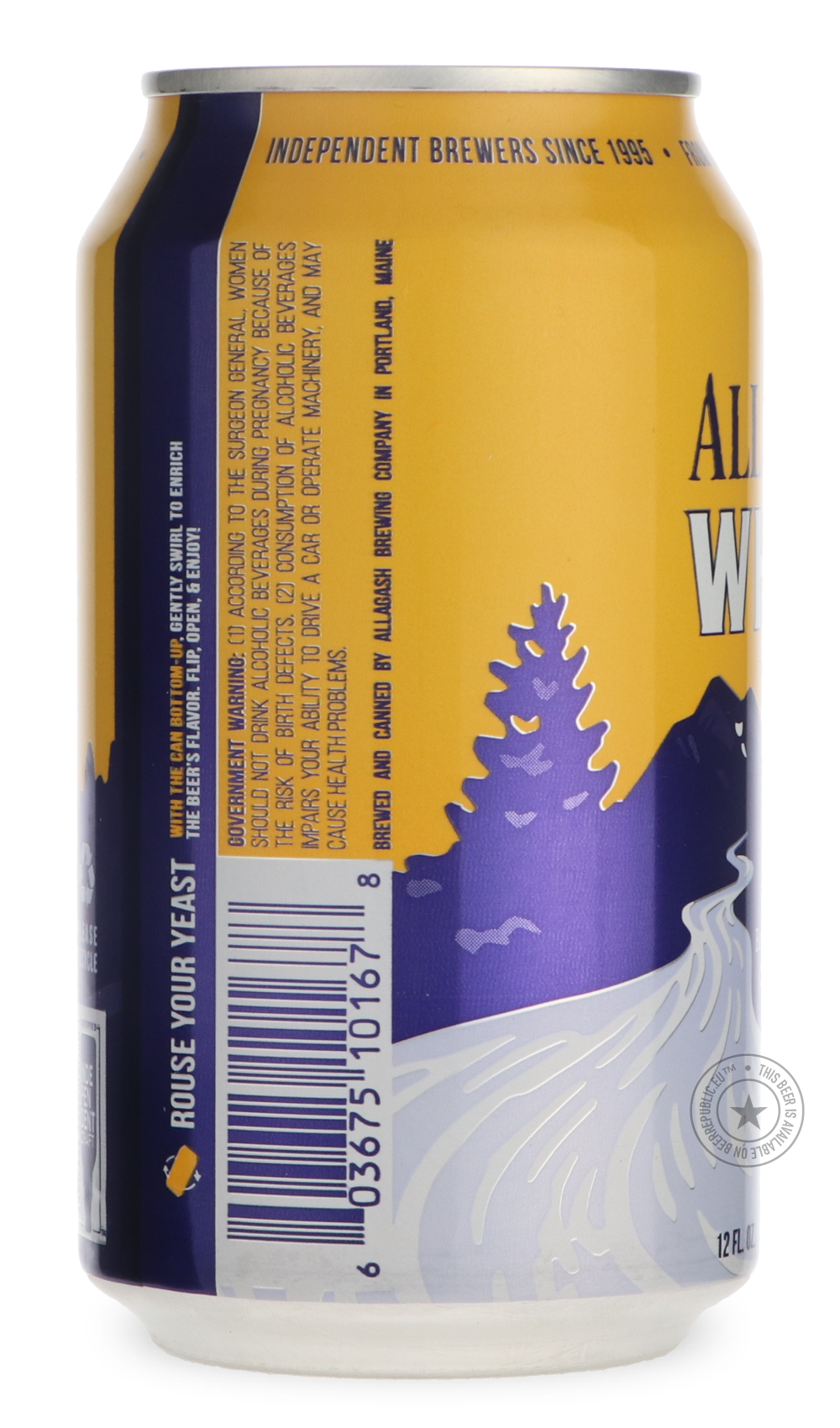 -Allagash- White [355ml can]-Pale- Only @ Beer Republic - The best online beer store for American & Canadian craft beer - Buy beer online from the USA and Canada - Bier online kopen - Amerikaans bier kopen - Craft beer store - Craft beer kopen - Amerikanisch bier kaufen - Bier online kaufen - Acheter biere online - IPA - Stout - Porter - New England IPA - Hazy IPA - Imperial Stout - Barrel Aged - Barrel Aged Imperial Stout - Brown - Dark beer - Blond - Blonde - Pilsner - Lager - Wheat - Weizen - Amber - Bar