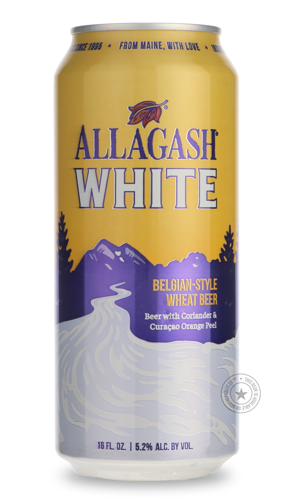 -Allagash- White [473ml can]-Pale- Only @ Beer Republic - The best online beer store for American & Canadian craft beer - Buy beer online from the USA and Canada - Bier online kopen - Amerikaans bier kopen - Craft beer store - Craft beer kopen - Amerikanisch bier kaufen - Bier online kaufen - Acheter biere online - IPA - Stout - Porter - New England IPA - Hazy IPA - Imperial Stout - Barrel Aged - Barrel Aged Imperial Stout - Brown - Dark beer - Blond - Blonde - Pilsner - Lager - Wheat - Weizen - Amber - Bar