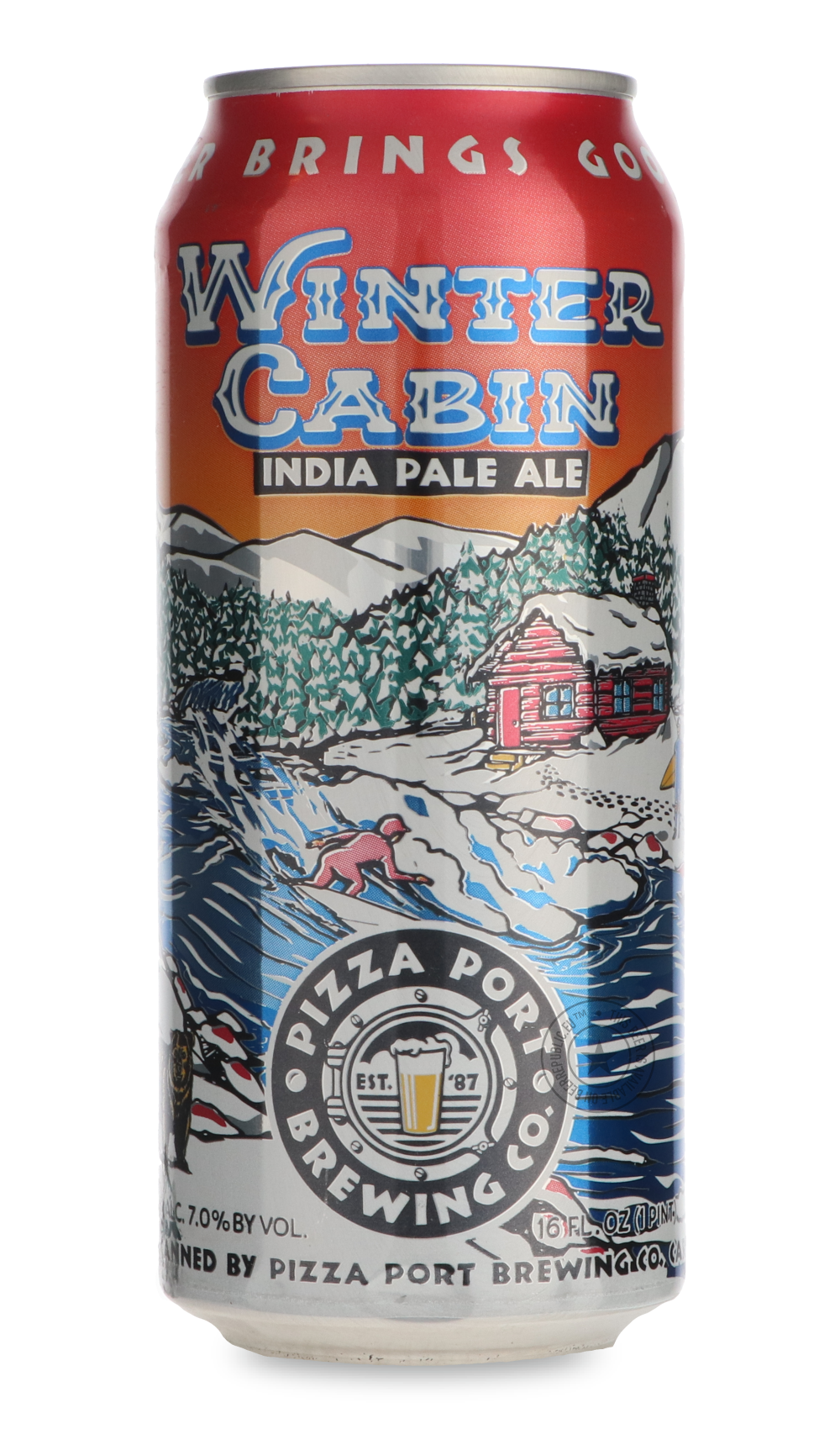 -Pizza Port- Winter Cabin-IPA- Only @ Beer Republic - The best online beer store for American & Canadian craft beer - Buy beer online from the USA and Canada - Bier online kopen - Amerikaans bier kopen - Craft beer store - Craft beer kopen - Amerikanisch bier kaufen - Bier online kaufen - Acheter biere online - IPA - Stout - Porter - New England IPA - Hazy IPA - Imperial Stout - Barrel Aged - Barrel Aged Imperial Stout - Brown - Dark beer - Blond - Blonde - Pilsner - Lager - Wheat - Weizen - Amber - Barley 