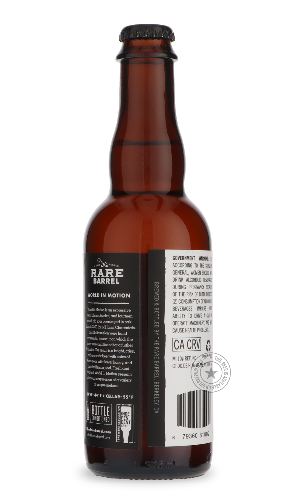-The Rare Barrel- World In Motion 2021-Sour / Wild & Fruity- Only @ Beer Republic - The best online beer store for American & Canadian craft beer - Buy beer online from the USA and Canada - Bier online kopen - Amerikaans bier kopen - Craft beer store - Craft beer kopen - Amerikanisch bier kaufen - Bier online kaufen - Acheter biere online - IPA - Stout - Porter - New England IPA - Hazy IPA - Imperial Stout - Barrel Aged - Barrel Aged Imperial Stout - Brown - Dark beer - Blond - Blonde - Pilsner - Lager - Wh