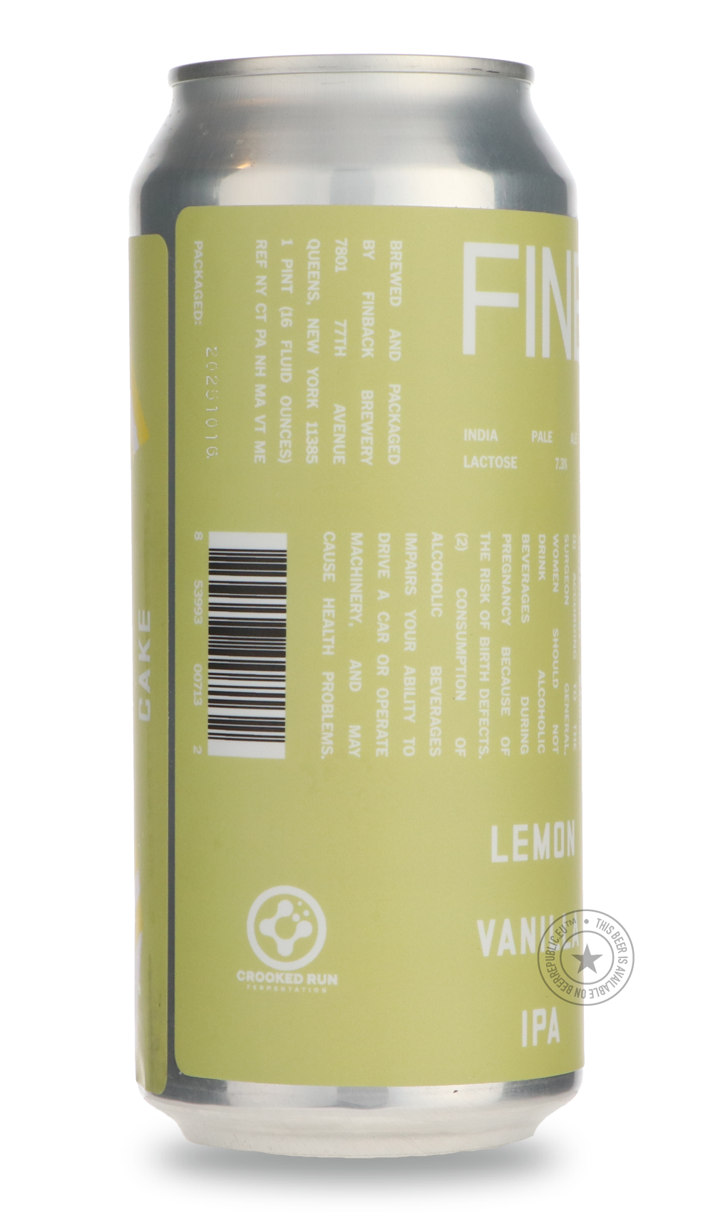 -Finback- Yellow Cake / Crooked Run-IPA- Only @ Beer Republic - The best online beer store for American & Canadian craft beer - Buy beer online from the USA and Canada - Bier online kopen - Amerikaans bier kopen - Craft beer store - Craft beer kopen - Amerikanisch bier kaufen - Bier online kaufen - Acheter biere online - IPA - Stout - Porter - New England IPA - Hazy IPA - Imperial Stout - Barrel Aged - Barrel Aged Imperial Stout - Brown - Dark beer - Blond - Blonde - Pilsner - Lager - Wheat - Weizen - Amber