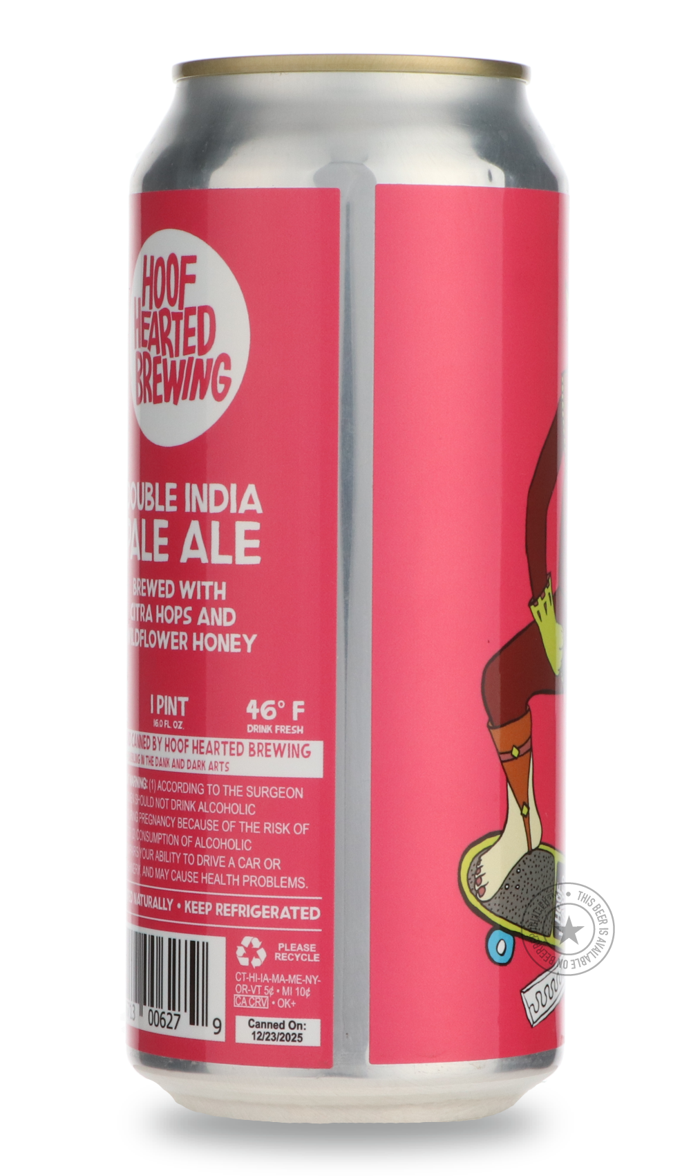 Hoof Hearted- Zipper Ripper-IPA- Only @ Beer Republic - The best online beer store for American & Canadian craft beer - Buy beer online from the USA and Canada - Bier online kopen - Amerikaans bier kopen - Craft beer store - Craft beer kopen - Amerikanisch bier kaufen - Bier online kaufen - Acheter biere online - IPA - Stout - Porter - New England IPA - Hazy IPA - Imperial Stout - Barrel Aged - Barrel Aged Imperial Stout - Brown - Dark beer - Blond - Blonde - Pilsner - Lager - Wheat - Weizen - Amber - Barle