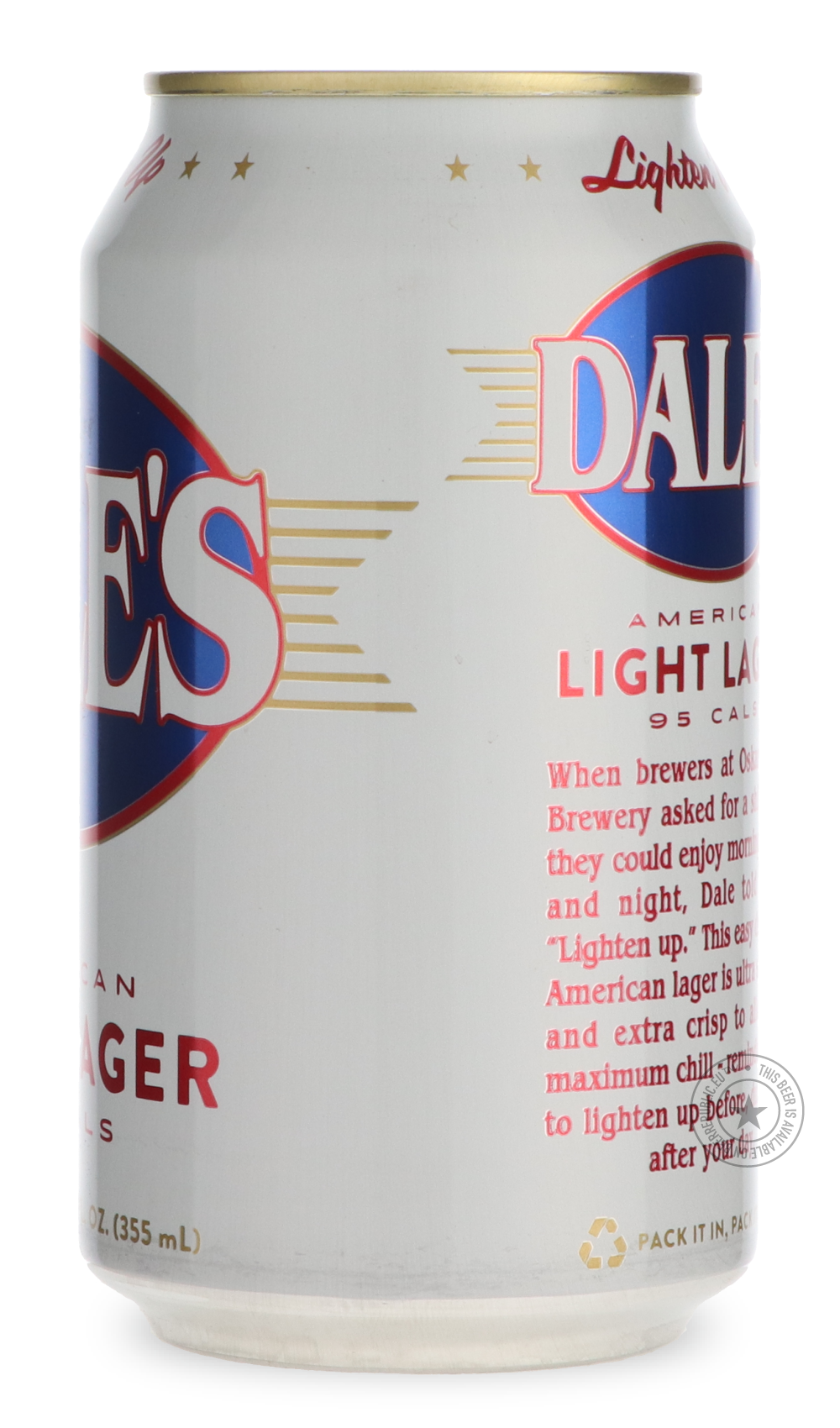 -Oskar Blues- Dale's® Light Lager-Pale- Only @ Beer Republic - The best online beer store for American & Canadian craft beer - Buy beer online from the USA and Canada - Bier online kopen - Amerikaans bier kopen - Craft beer store - Craft beer kopen - Amerikanisch bier kaufen - Bier online kaufen - Acheter biere online - IPA - Stout - Porter - New England IPA - Hazy IPA - Imperial Stout - Barrel Aged - Barrel Aged Imperial Stout - Brown - Dark beer - Blond - Blonde - Pilsner - Lager - Wheat - Weizen - Amber 