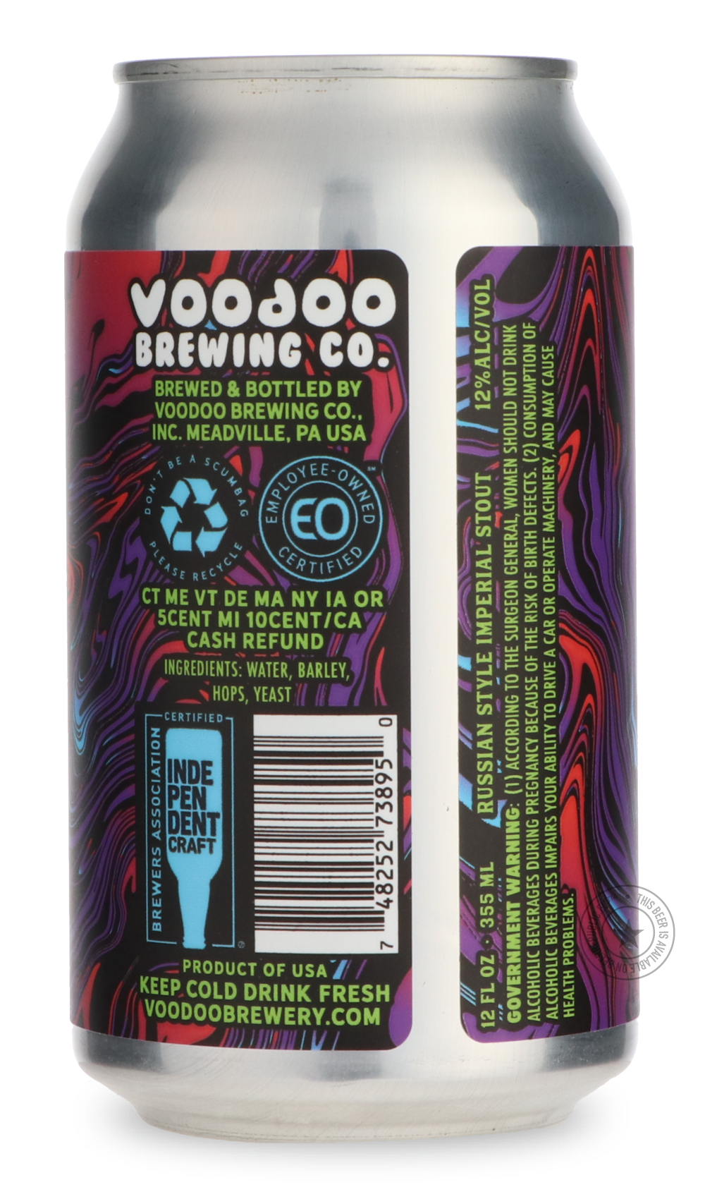 -Voodoo- Big Black Voodoo Daddy-Stout & Porter- Only @ Beer Republic - The best online beer store for American & Canadian craft beer - Buy beer online from the USA and Canada - Bier online kopen - Amerikaans bier kopen - Craft beer store - Craft beer kopen - Amerikanisch bier kaufen - Bier online kaufen - Acheter biere online - IPA - Stout - Porter - New England IPA - Hazy IPA - Imperial Stout - Barrel Aged - Barrel Aged Imperial Stout - Brown - Dark beer - Blond - Blonde - Pilsner - Lager - Wheat - Weizen 