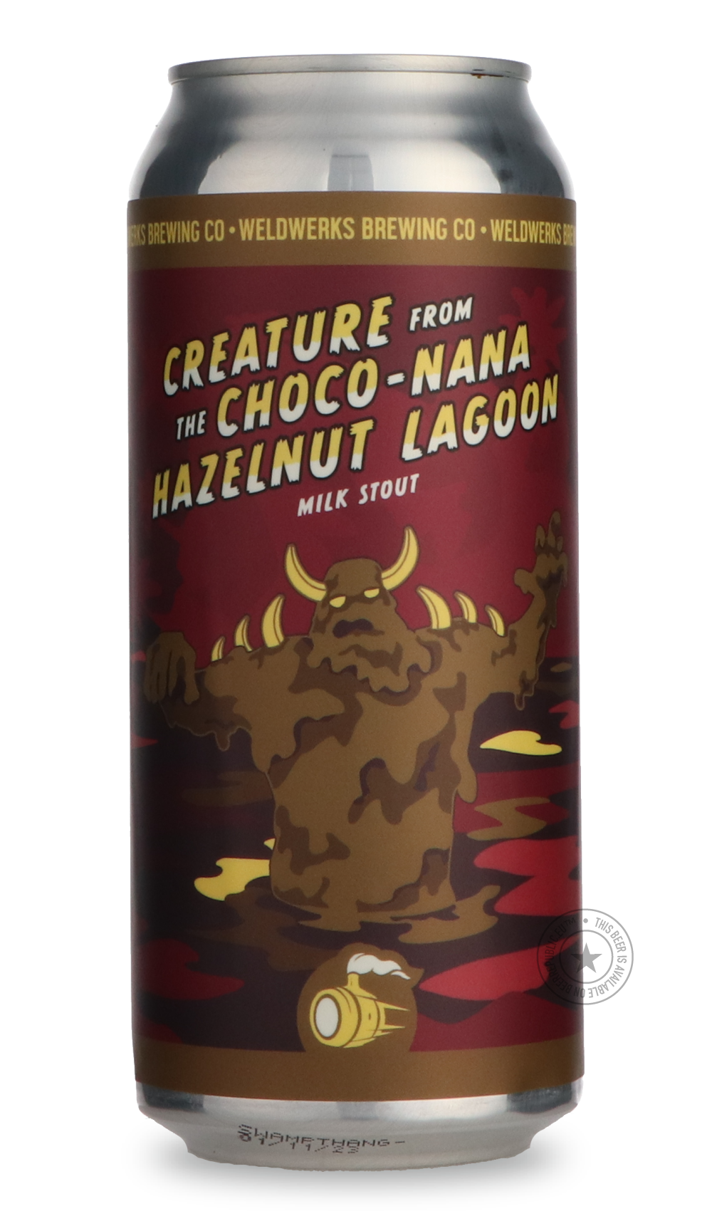-WeldWerks- Creature From the Choco-Nana Hazelnut Lagoon-Stout & Porter- Only @ Beer Republic - The best online beer store for American & Canadian craft beer - Buy beer online from the USA and Canada - Bier online kopen - Amerikaans bier kopen - Craft beer store - Craft beer kopen - Amerikanisch bier kaufen - Bier online kaufen - Acheter biere online - IPA - Stout - Porter - New England IPA - Hazy IPA - Imperial Stout - Barrel Aged - Barrel Aged Imperial Stout - Brown - Dark beer - Blond - Blonde - Pilsner 