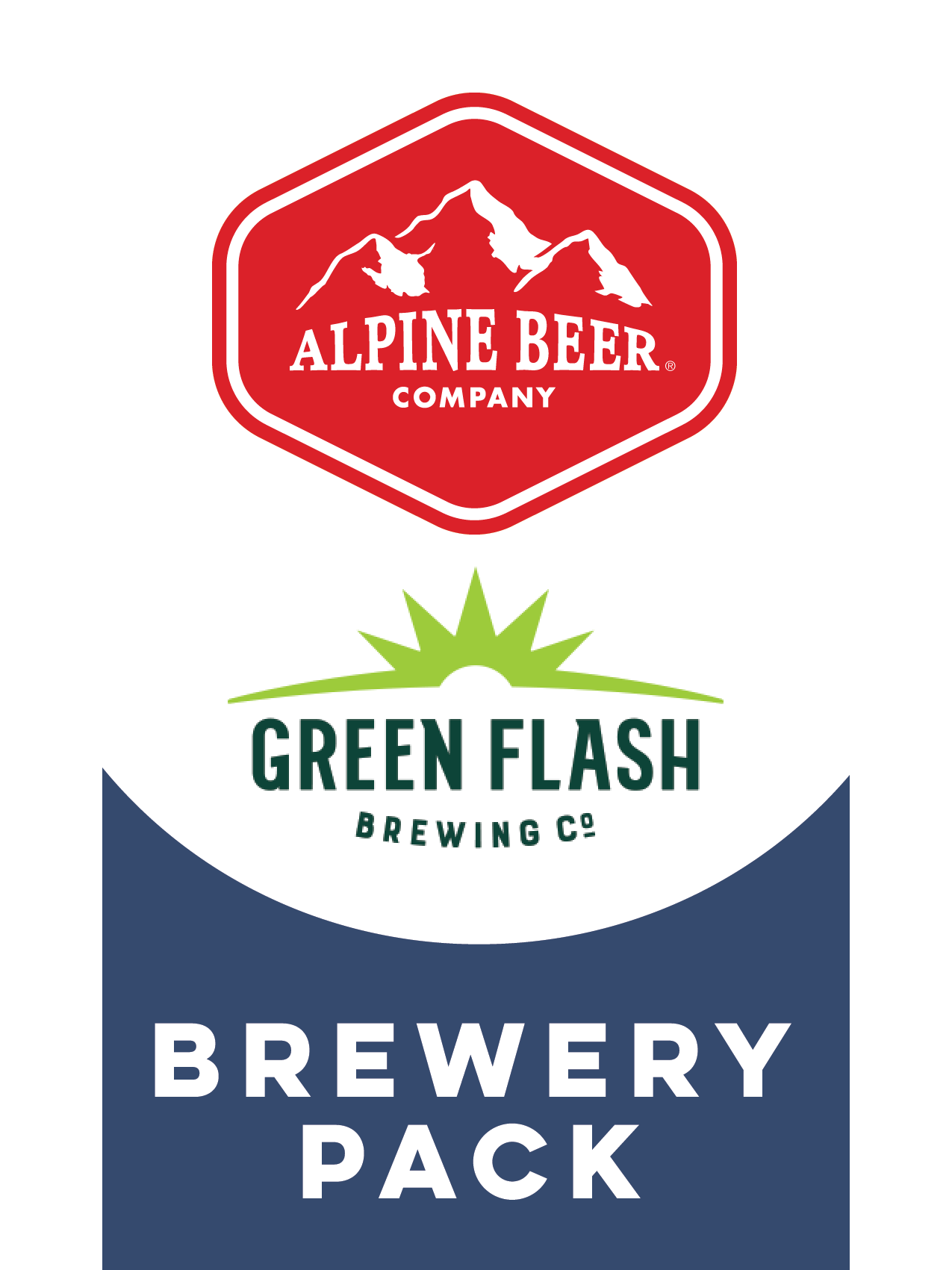 -Alpine- Alpine & Green Flash Brewery Pack-Packs & Cases- Only @ Beer Republic - The best online beer store for American & Canadian craft beer - Buy beer online from the USA and Canada - Bier online kopen - Amerikaans bier kopen - Craft beer store - Craft beer kopen - Amerikanisch bier kaufen - Bier online kaufen - Acheter biere online - IPA - Stout - Porter - New England IPA - Hazy IPA - Imperial Stout - Barrel Aged - Barrel Aged Imperial Stout - Brown - Dark beer - Blond - Blonde - Pilsner - Lager - Wheat