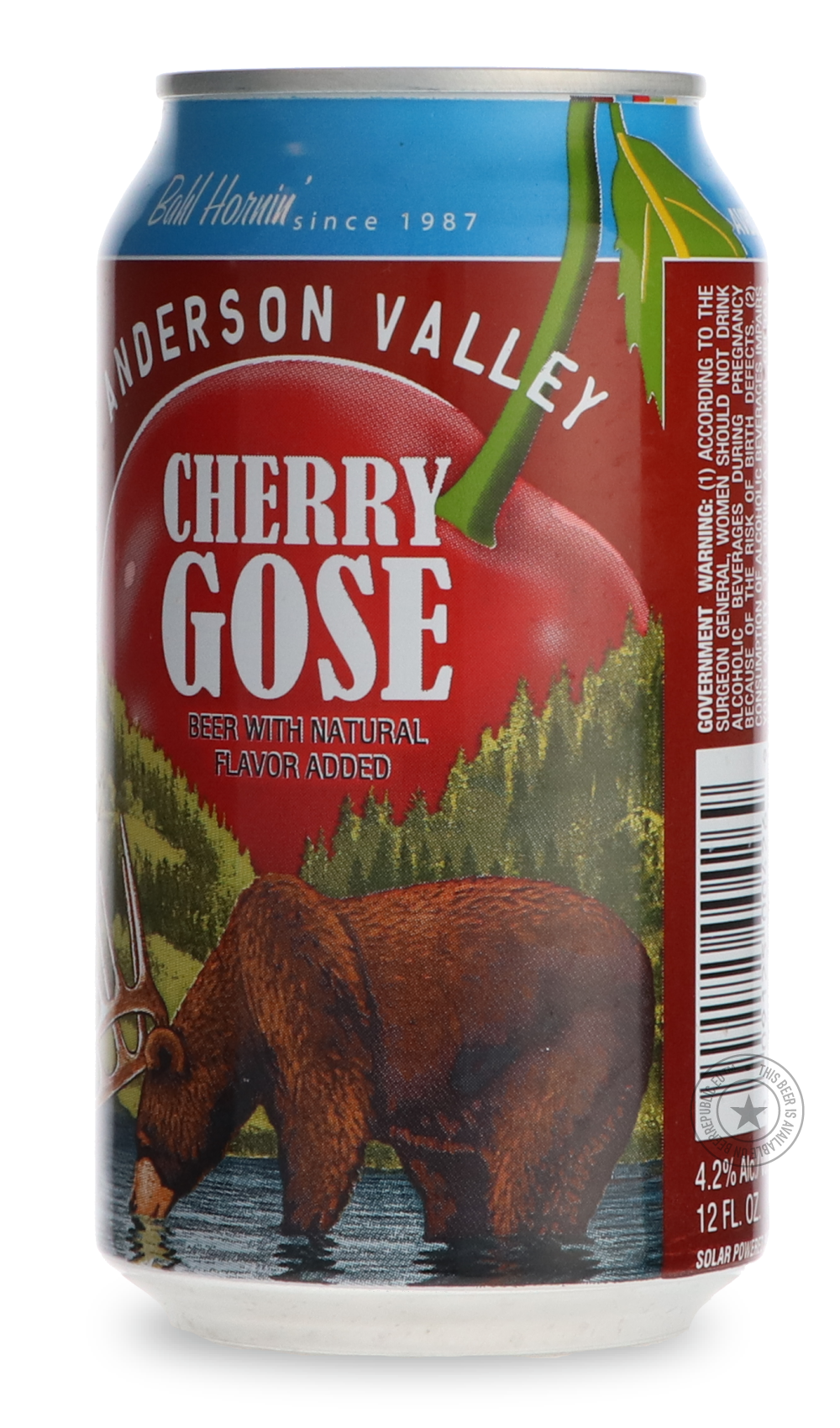 -Anderson Valley- Cherry Gose-Sour / Wild & Fruity- Only @ Beer Republic - The best online beer store for American & Canadian craft beer - Buy beer online from the USA and Canada - Bier online kopen - Amerikaans bier kopen - Craft beer store - Craft beer kopen - Amerikanisch bier kaufen - Bier online kaufen - Acheter biere online - IPA - Stout - Porter - New England IPA - Hazy IPA - Imperial Stout - Barrel Aged - Barrel Aged Imperial Stout - Brown - Dark beer - Blond - Blonde - Pilsner - Lager - Wheat - Wei