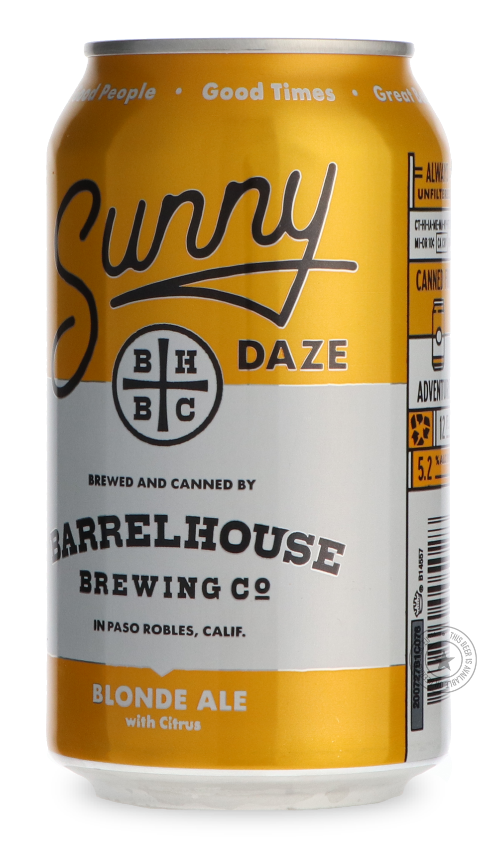 -BarrelHouse- Sunny Daze-Pale- Only @ Beer Republic - The best online beer store for American & Canadian craft beer - Buy beer online from the USA and Canada - Bier online kopen - Amerikaans bier kopen - Craft beer store - Craft beer kopen - Amerikanisch bier kaufen - Bier online kaufen - Acheter biere online - IPA - Stout - Porter - New England IPA - Hazy IPA - Imperial Stout - Barrel Aged - Barrel Aged Imperial Stout - Brown - Dark beer - Blond - Blonde - Pilsner - Lager - Wheat - Weizen - Amber - Barley 