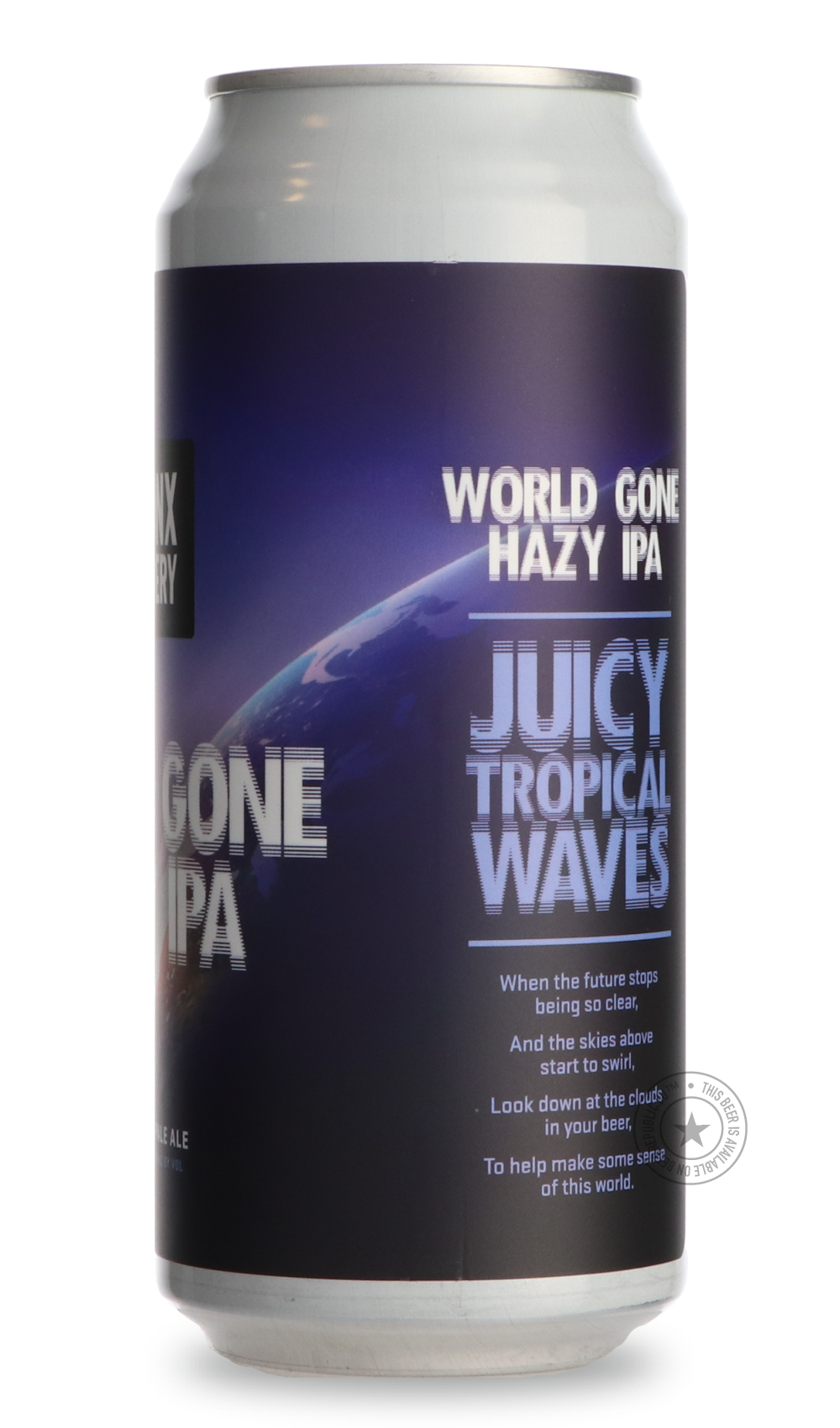 -Bronx- World Gone Hazy-IPA- Only @ Beer Republic - The best online beer store for American & Canadian craft beer - Buy beer online from the USA and Canada - Bier online kopen - Amerikaans bier kopen - Craft beer store - Craft beer kopen - Amerikanisch bier kaufen - Bier online kaufen - Acheter biere online - IPA - Stout - Porter - New England IPA - Hazy IPA - Imperial Stout - Barrel Aged - Barrel Aged Imperial Stout - Brown - Dark beer - Blond - Blonde - Pilsner - Lager - Wheat - Weizen - Amber - Barley Wi