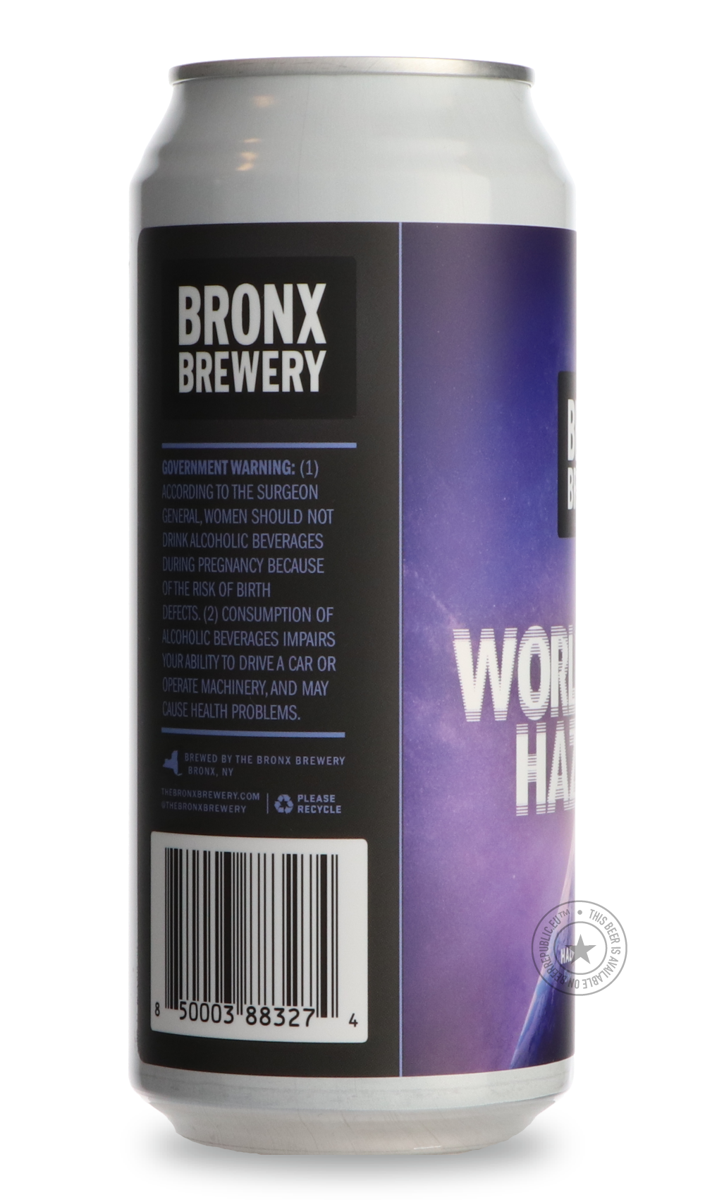 -Bronx- World Gone Hazy-IPA- Only @ Beer Republic - The best online beer store for American & Canadian craft beer - Buy beer online from the USA and Canada - Bier online kopen - Amerikaans bier kopen - Craft beer store - Craft beer kopen - Amerikanisch bier kaufen - Bier online kaufen - Acheter biere online - IPA - Stout - Porter - New England IPA - Hazy IPA - Imperial Stout - Barrel Aged - Barrel Aged Imperial Stout - Brown - Dark beer - Blond - Blonde - Pilsner - Lager - Wheat - Weizen - Amber - Barley Wi
