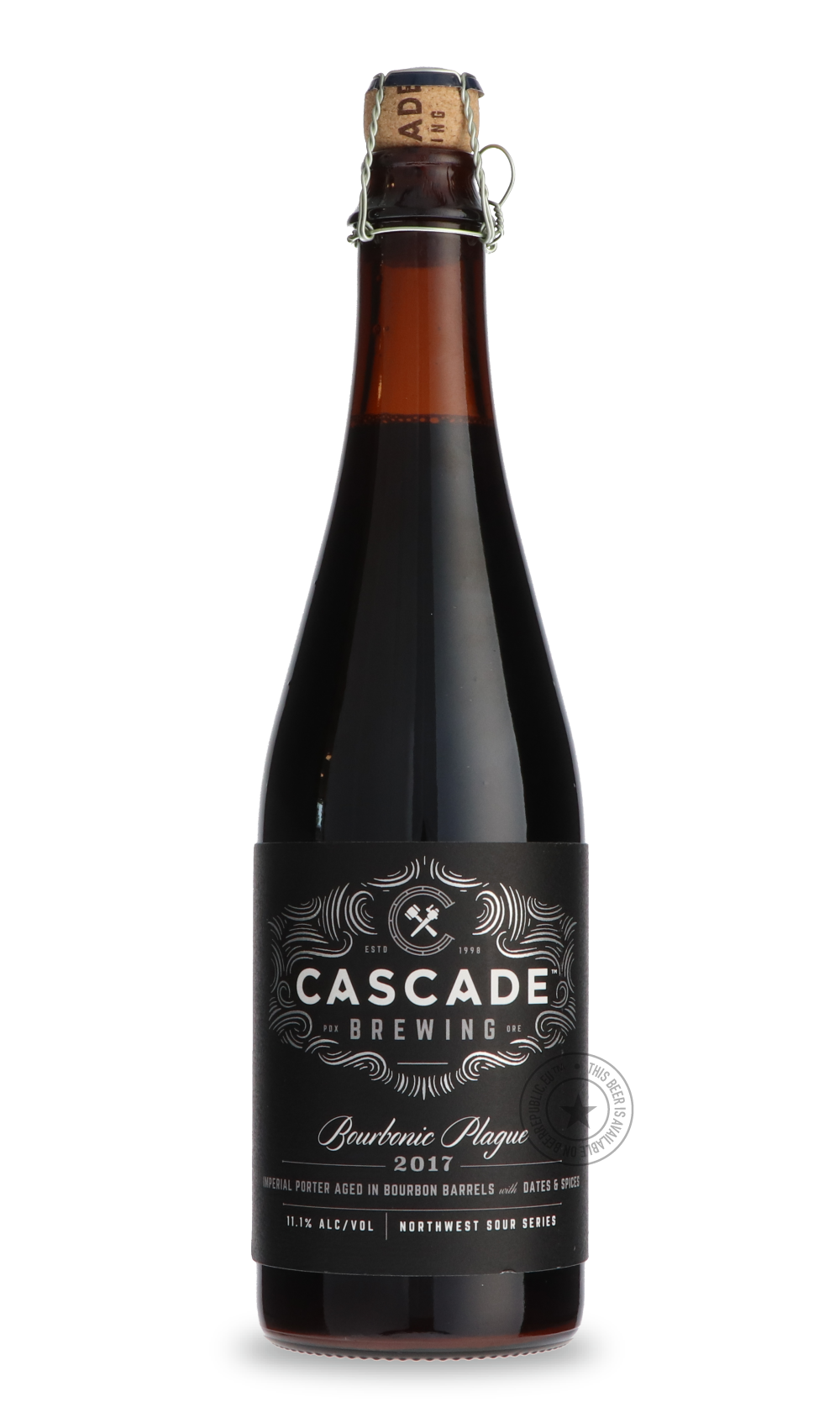 -Cascade- Bourbonic Plague-Sour / Wild & Fruity- Only @ Beer Republic - The best online beer store for American & Canadian craft beer - Buy beer online from the USA and Canada - Bier online kopen - Amerikaans bier kopen - Craft beer store - Craft beer kopen - Amerikanisch bier kaufen - Bier online kaufen - Acheter biere online - IPA - Stout - Porter - New England IPA - Hazy IPA - Imperial Stout - Barrel Aged - Barrel Aged Imperial Stout - Brown - Dark beer - Blond - Blonde - Pilsner - Lager - Wheat - Weizen