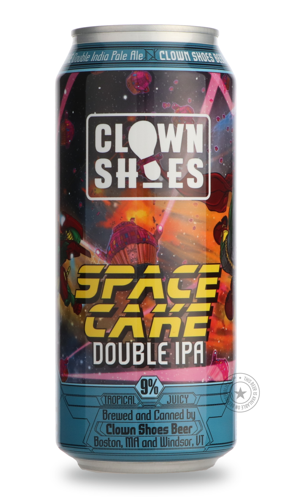 -Clown Shoes- Space Cake-IPA- Only @ Beer Republic - The best online beer store for American & Canadian craft beer - Buy beer online from the USA and Canada - Bier online kopen - Amerikaans bier kopen - Craft beer store - Craft beer kopen - Amerikanisch bier kaufen - Bier online kaufen - Acheter biere online - IPA - Stout - Porter - New England IPA - Hazy IPA - Imperial Stout - Barrel Aged - Barrel Aged Imperial Stout - Brown - Dark beer - Blond - Blonde - Pilsner - Lager - Wheat - Weizen - Amber - Barley W