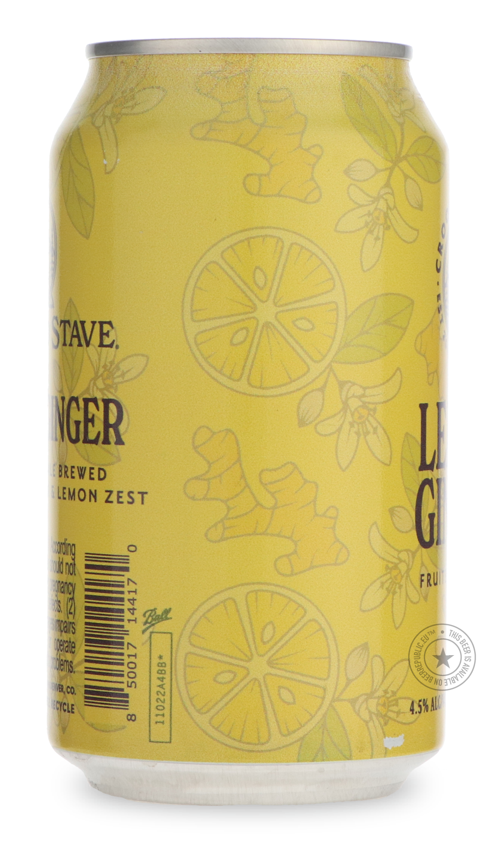 -Crooked Stave- Lemon Ginger-Sour / Wild & Fruity- Only @ Beer Republic - The best online beer store for American & Canadian craft beer - Buy beer online from the USA and Canada - Bier online kopen - Amerikaans bier kopen - Craft beer store - Craft beer kopen - Amerikanisch bier kaufen - Bier online kaufen - Acheter biere online - IPA - Stout - Porter - New England IPA - Hazy IPA - Imperial Stout - Barrel Aged - Barrel Aged Imperial Stout - Brown - Dark beer - Blond - Blonde - Pilsner - Lager - Wheat - Weiz