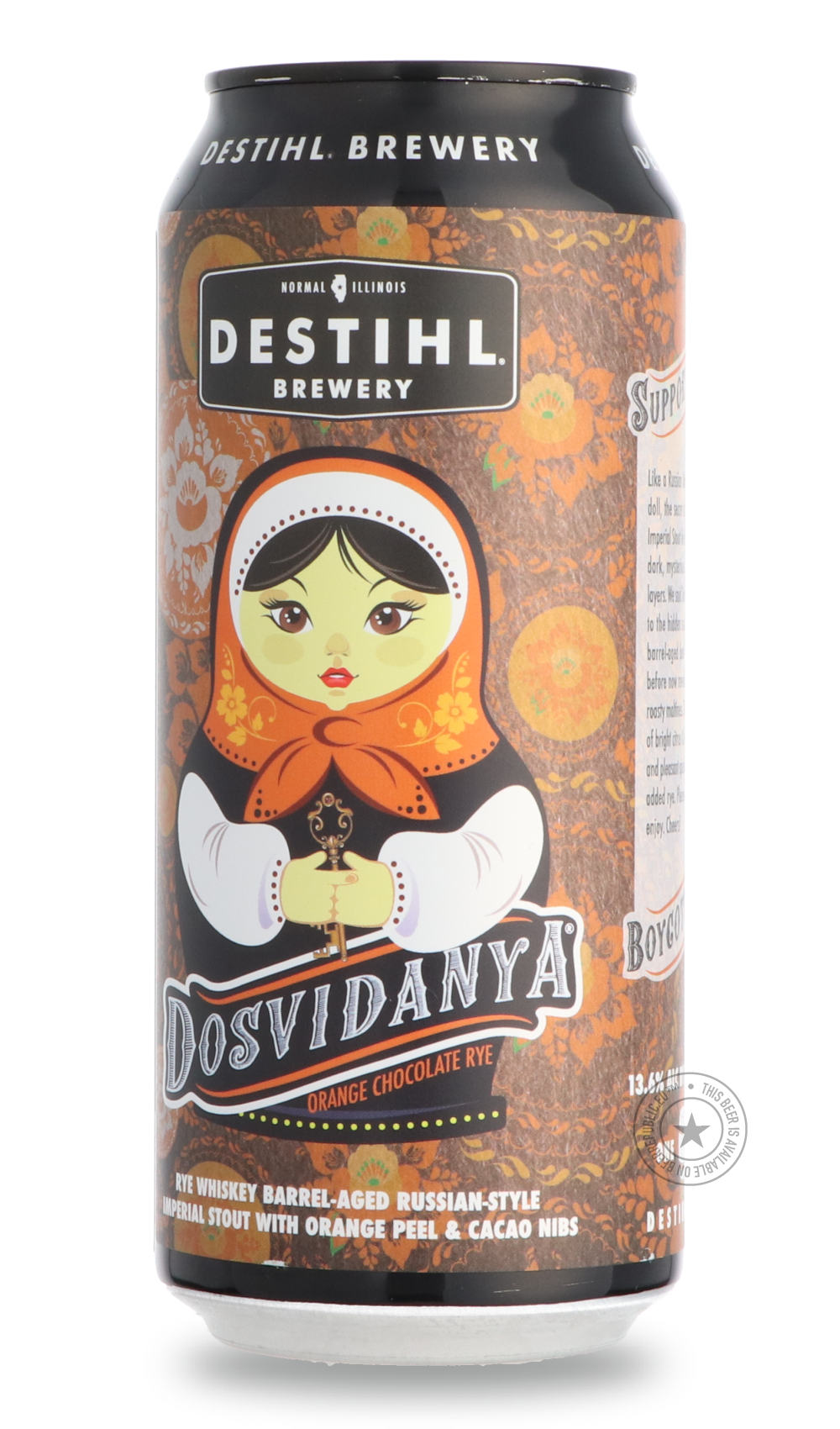 Destihl Dosvidanya Orange Chocolate Rye