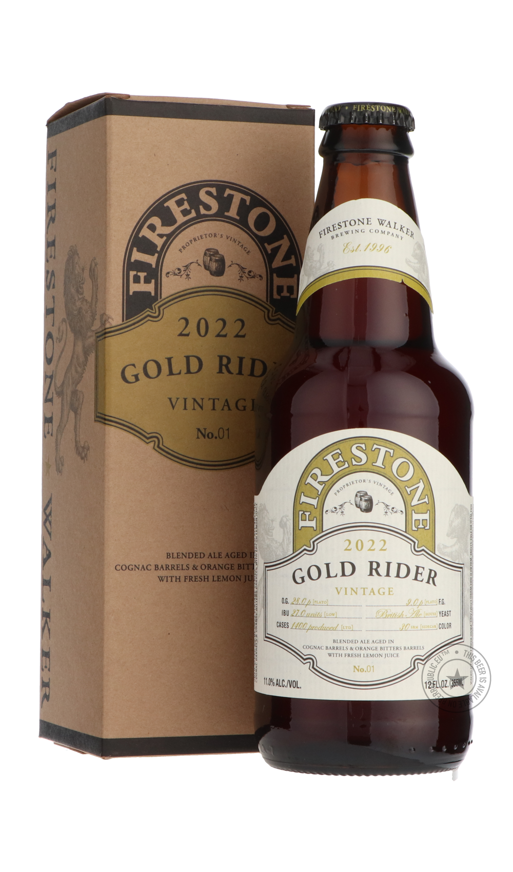 -Firestone Walker- Gold Rider-Brown & Dark- Only @ Beer Republic - The best online beer store for American & Canadian craft beer - Buy beer online from the USA and Canada - Bier online kopen - Amerikaans bier kopen - Craft beer store - Craft beer kopen - Amerikanisch bier kaufen - Bier online kaufen - Acheter biere online - IPA - Stout - Porter - New England IPA - Hazy IPA - Imperial Stout - Barrel Aged - Barrel Aged Imperial Stout - Brown - Dark beer - Blond - Blonde - Pilsner - Lager - Wheat - Weizen - Am