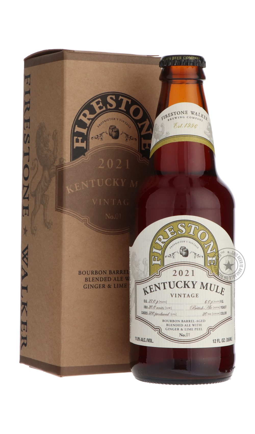 -Firestone Walker- Kentucky Mule-Brown & Dark- Only @ Beer Republic - The best online beer store for American & Canadian craft beer - Buy beer online from the USA and Canada - Bier online kopen - Amerikaans bier kopen - Craft beer store - Craft beer kopen - Amerikanisch bier kaufen - Bier online kaufen - Acheter biere online - IPA - Stout - Porter - New England IPA - Hazy IPA - Imperial Stout - Barrel Aged - Barrel Aged Imperial Stout - Brown - Dark beer - Blond - Blonde - Pilsner - Lager - Wheat - Weizen -
