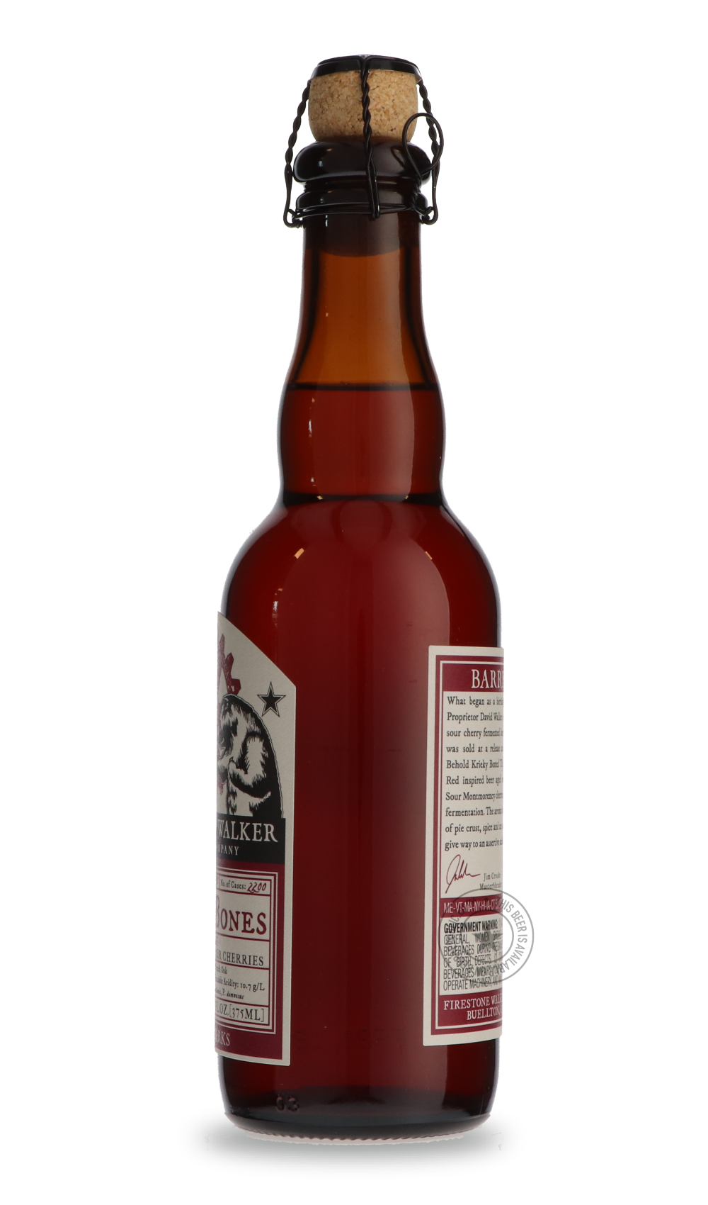 -Firestone Walker- Krieky Bones-Sour / Wild & Fruity- Only @ Beer Republic - The best online beer store for American & Canadian craft beer - Buy beer online from the USA and Canada - Bier online kopen - Amerikaans bier kopen - Craft beer store - Craft beer kopen - Amerikanisch bier kaufen - Bier online kaufen - Acheter biere online - IPA - Stout - Porter - New England IPA - Hazy IPA - Imperial Stout - Barrel Aged - Barrel Aged Imperial Stout - Brown - Dark beer - Blond - Blonde - Pilsner - Lager - Wheat - W