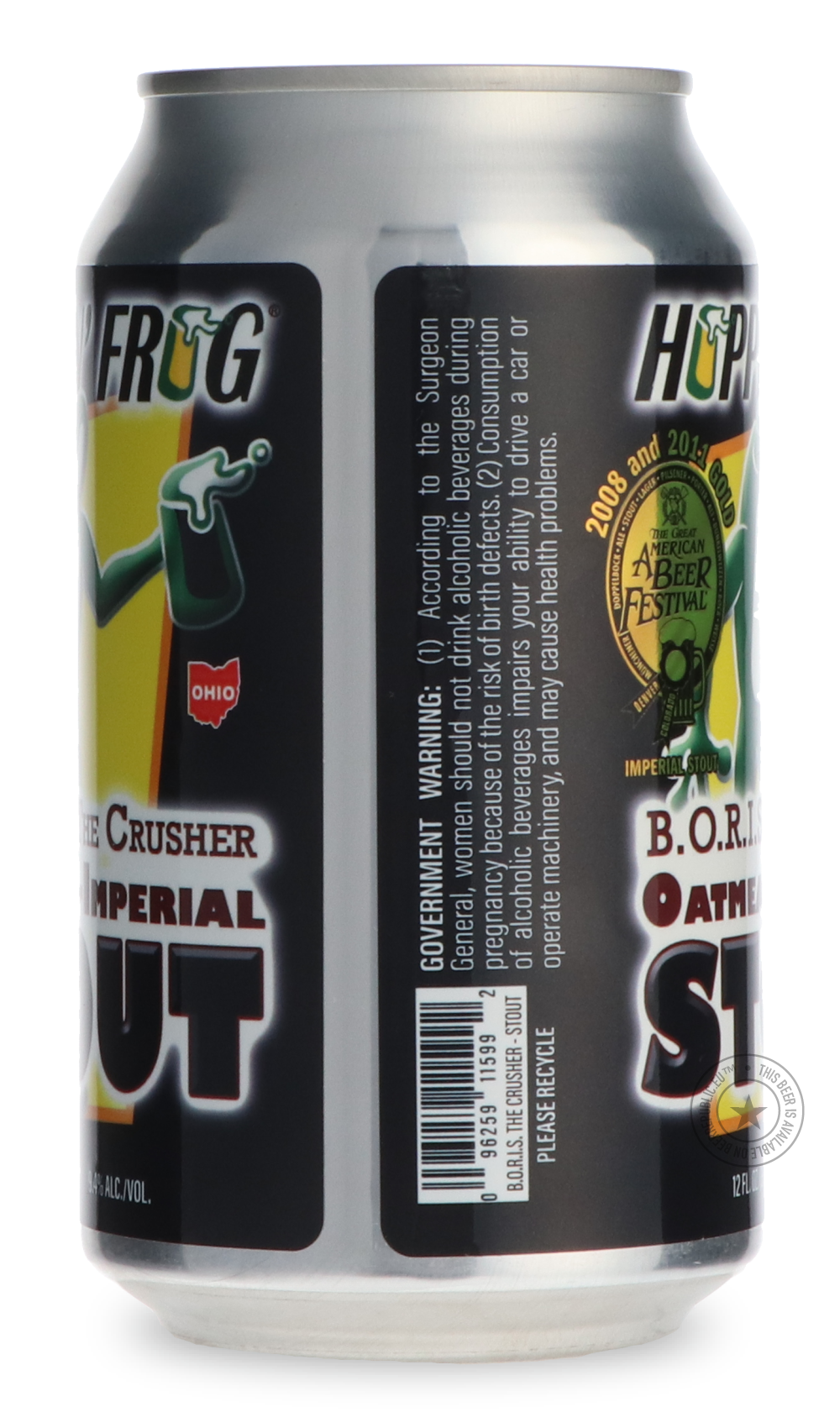 -Hoppin' Frog- B.O.R.I.S. The Crusher-Stout & Porter- Only @ Beer Republic - The best online beer store for American & Canadian craft beer - Buy beer online from the USA and Canada - Bier online kopen - Amerikaans bier kopen - Craft beer store - Craft beer kopen - Amerikanisch bier kaufen - Bier online kaufen - Acheter biere online - IPA - Stout - Porter - New England IPA - Hazy IPA - Imperial Stout - Barrel Aged - Barrel Aged Imperial Stout - Brown - Dark beer - Blond - Blonde - Pilsner - Lager - Wheat - W