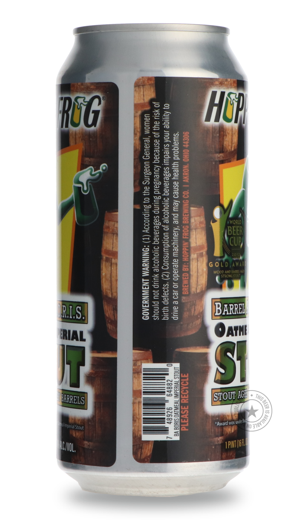 -Hoppin' Frog- Barrel Aged B.O.R.I.S.-Stout & Porter- Only @ Beer Republic - The best online beer store for American & Canadian craft beer - Buy beer online from the USA and Canada - Bier online kopen - Amerikaans bier kopen - Craft beer store - Craft beer kopen - Amerikanisch bier kaufen - Bier online kaufen - Acheter biere online - IPA - Stout - Porter - New England IPA - Hazy IPA - Imperial Stout - Barrel Aged - Barrel Aged Imperial Stout - Brown - Dark beer - Blond - Blonde - Pilsner - Lager - Wheat - W