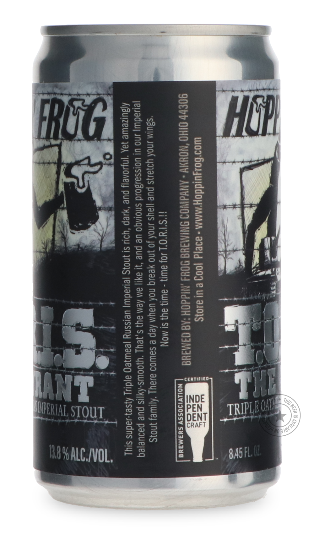 -Hoppin' Frog- T.O.R.I.S. The Tyrant-Stout & Porter- Only @ Beer Republic - The best online beer store for American & Canadian craft beer - Buy beer online from the USA and Canada - Bier online kopen - Amerikaans bier kopen - Craft beer store - Craft beer kopen - Amerikanisch bier kaufen - Bier online kaufen - Acheter biere online - IPA - Stout - Porter - New England IPA - Hazy IPA - Imperial Stout - Barrel Aged - Barrel Aged Imperial Stout - Brown - Dark beer - Blond - Blonde - Pilsner - Lager - Wheat - We
