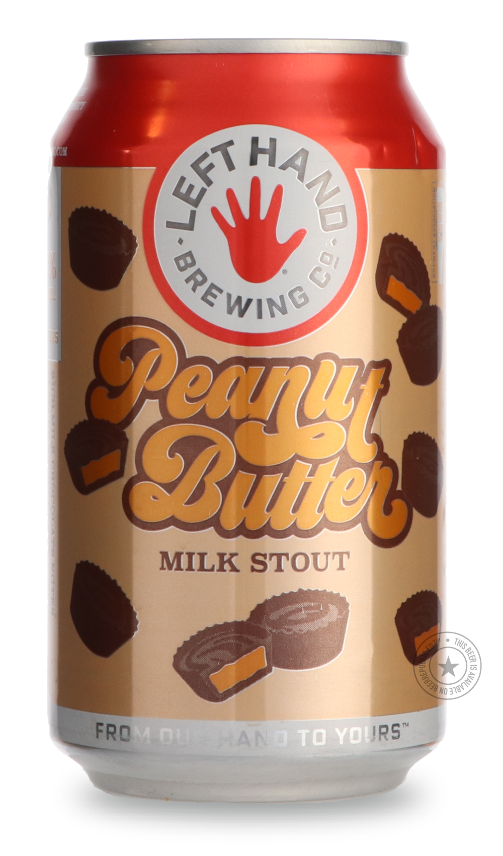 -Left Hand- Peanut Butter Milk Stout-Stout & Porter- Only @ Beer Republic - The best online beer store for American & Canadian craft beer - Buy beer online from the USA and Canada - Bier online kopen - Amerikaans bier kopen - Craft beer store - Craft beer kopen - Amerikanisch bier kaufen - Bier online kaufen - Acheter biere online - IPA - Stout - Porter - New England IPA - Hazy IPA - Imperial Stout - Barrel Aged - Barrel Aged Imperial Stout - Brown - Dark beer - Blond - Blonde - Pilsner - Lager - Wheat - We