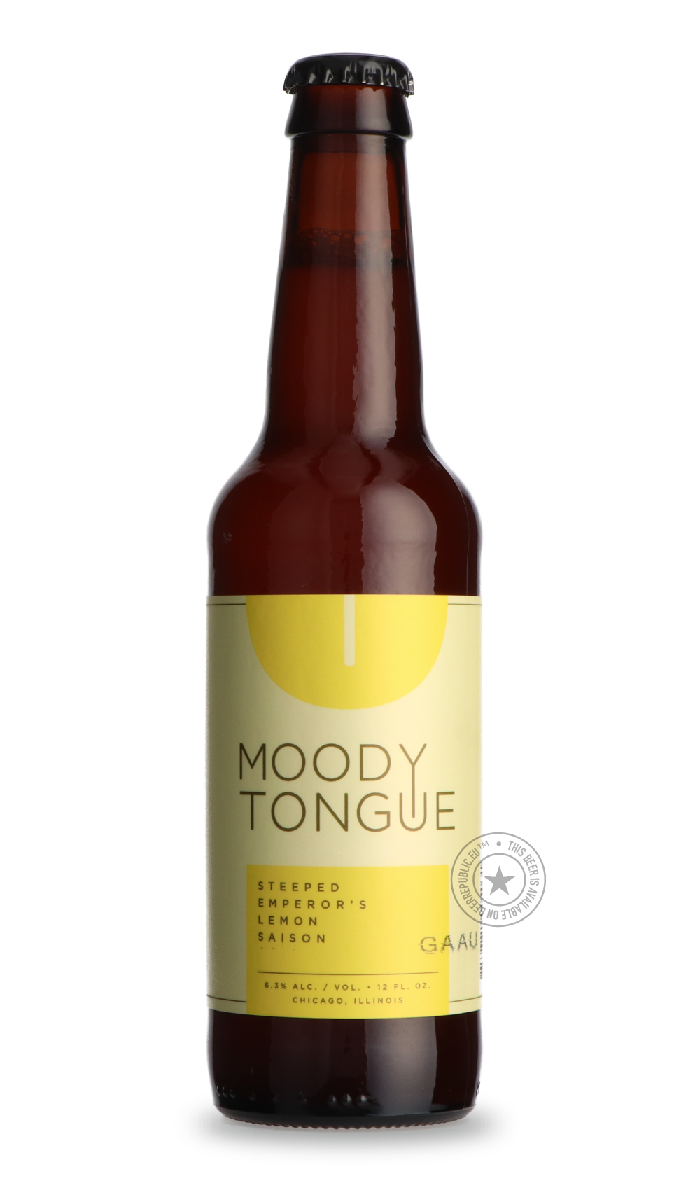 -Moody Tongue- Steeped Emperor's Lemon Saison-Pale- Only @ Beer Republic - The best online beer store for American & Canadian craft beer - Buy beer online from the USA and Canada - Bier online kopen - Amerikaans bier kopen - Craft beer store - Craft beer kopen - Amerikanisch bier kaufen - Bier online kaufen - Acheter biere online - IPA - Stout - Porter - New England IPA - Hazy IPA - Imperial Stout - Barrel Aged - Barrel Aged Imperial Stout - Brown - Dark beer - Blond - Blonde - Pilsner - Lager - Wheat - Wei