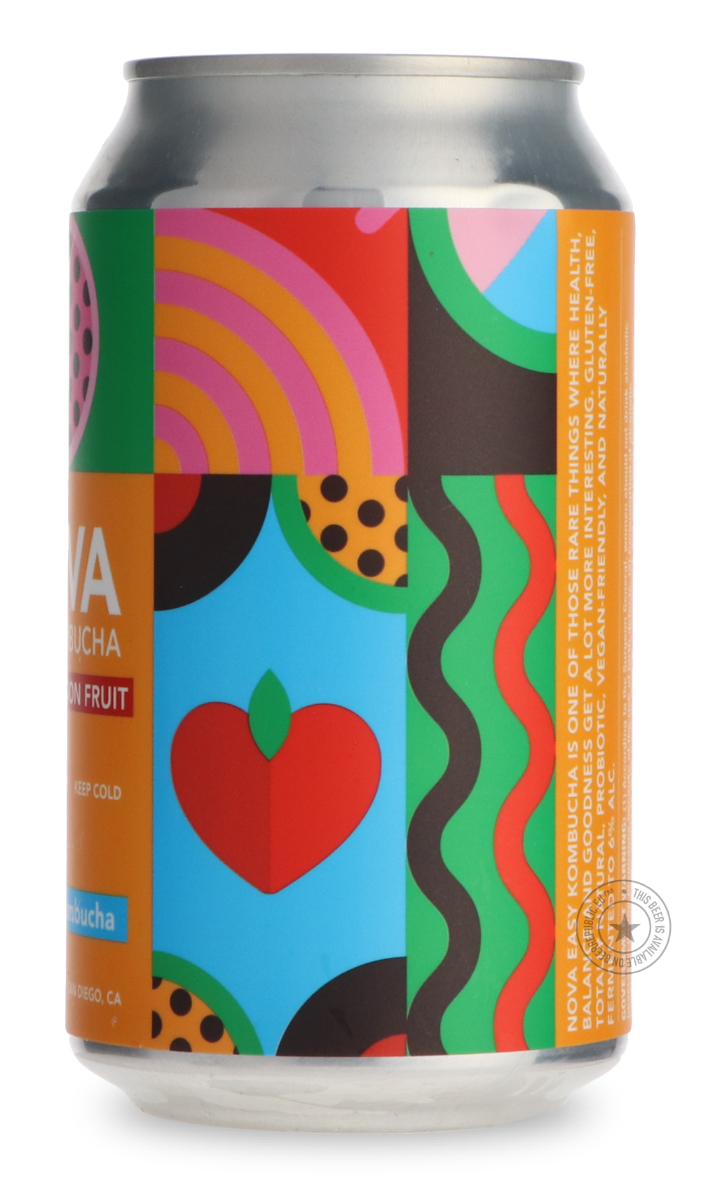 -Novo Brazil- NOVA Kombucha Peach, Passion Fruit-Specials- Only @ Beer Republic - The best online beer store for American & Canadian craft beer - Buy beer online from the USA and Canada - Bier online kopen - Amerikaans bier kopen - Craft beer store - Craft beer kopen - Amerikanisch bier kaufen - Bier online kaufen - Acheter biere online - IPA - Stout - Porter - New England IPA - Hazy IPA - Imperial Stout - Barrel Aged - Barrel Aged Imperial Stout - Brown - Dark beer - Blond - Blonde - Pilsner - Lager - Whea