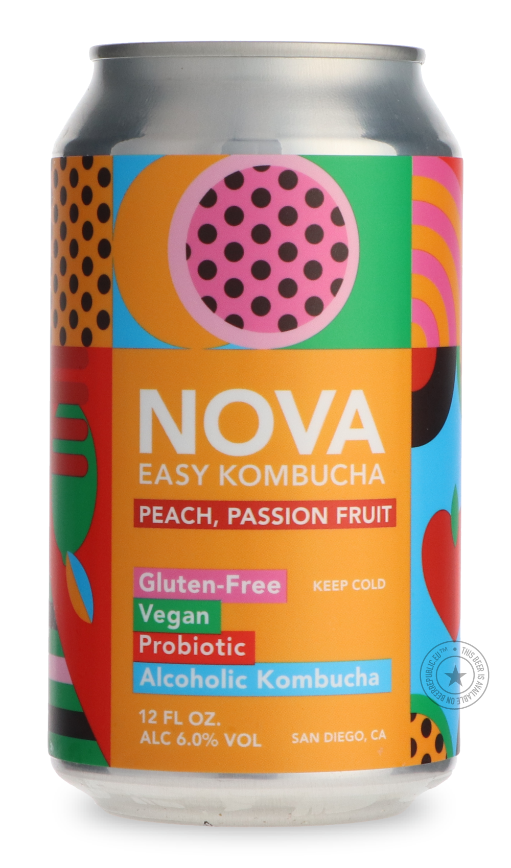 -Novo Brazil- NOVA Kombucha Peach, Passion Fruit-Specials- Only @ Beer Republic - The best online beer store for American & Canadian craft beer - Buy beer online from the USA and Canada - Bier online kopen - Amerikaans bier kopen - Craft beer store - Craft beer kopen - Amerikanisch bier kaufen - Bier online kaufen - Acheter biere online - IPA - Stout - Porter - New England IPA - Hazy IPA - Imperial Stout - Barrel Aged - Barrel Aged Imperial Stout - Brown - Dark beer - Blond - Blonde - Pilsner - Lager - Whea