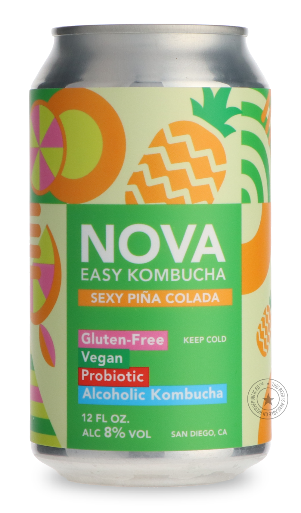 -Novo Brazil- NOVA Kombucha Sexy Piña Colada-Specials- Only @ Beer Republic - The best online beer store for American & Canadian craft beer - Buy beer online from the USA and Canada - Bier online kopen - Amerikaans bier kopen - Craft beer store - Craft beer kopen - Amerikanisch bier kaufen - Bier online kaufen - Acheter biere online - IPA - Stout - Porter - New England IPA - Hazy IPA - Imperial Stout - Barrel Aged - Barrel Aged Imperial Stout - Brown - Dark beer - Blond - Blonde - Pilsner - Lager - Wheat - 